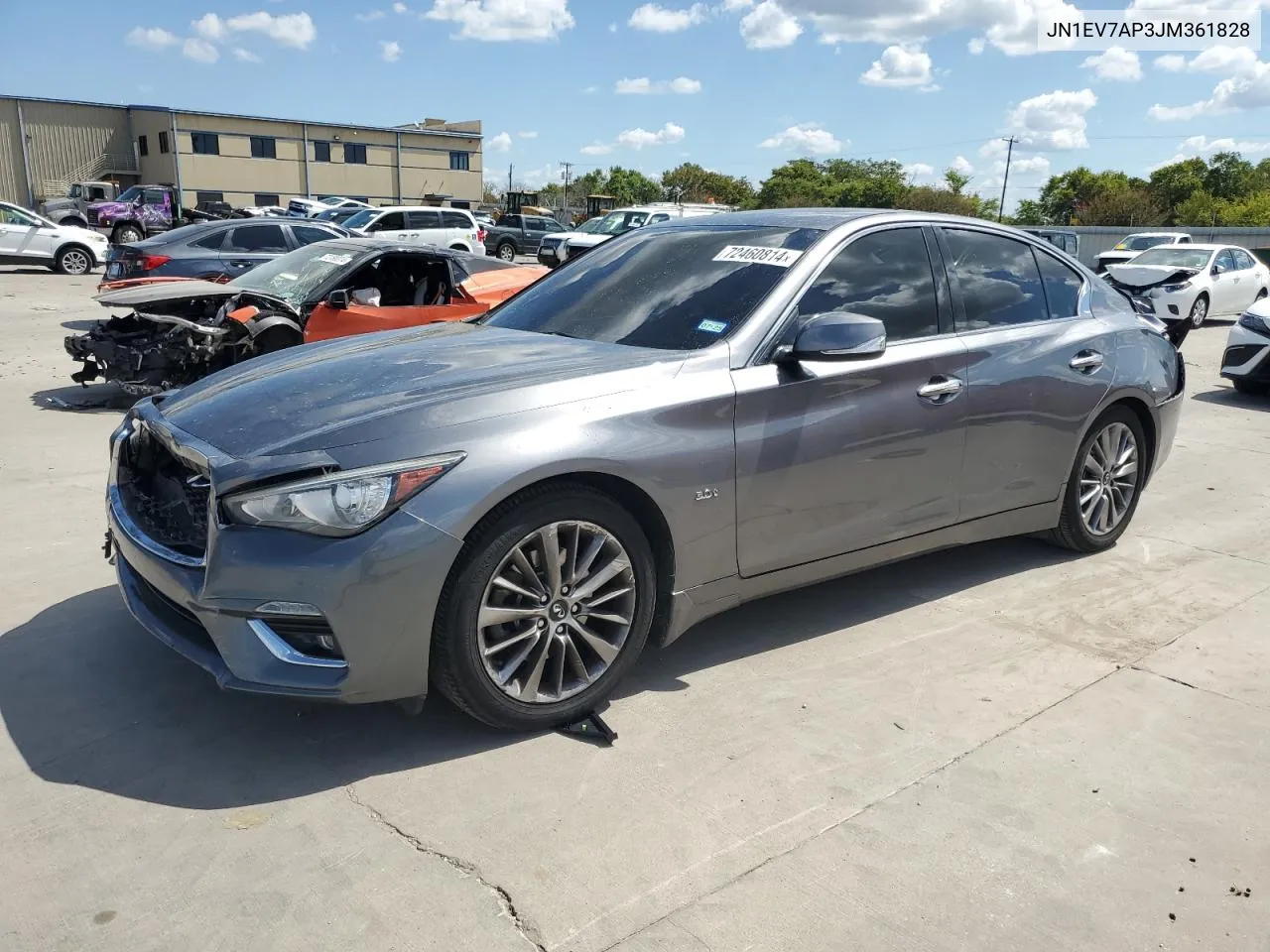 JN1EV7AP3JM361828 2018 Infiniti Q50 Luxe