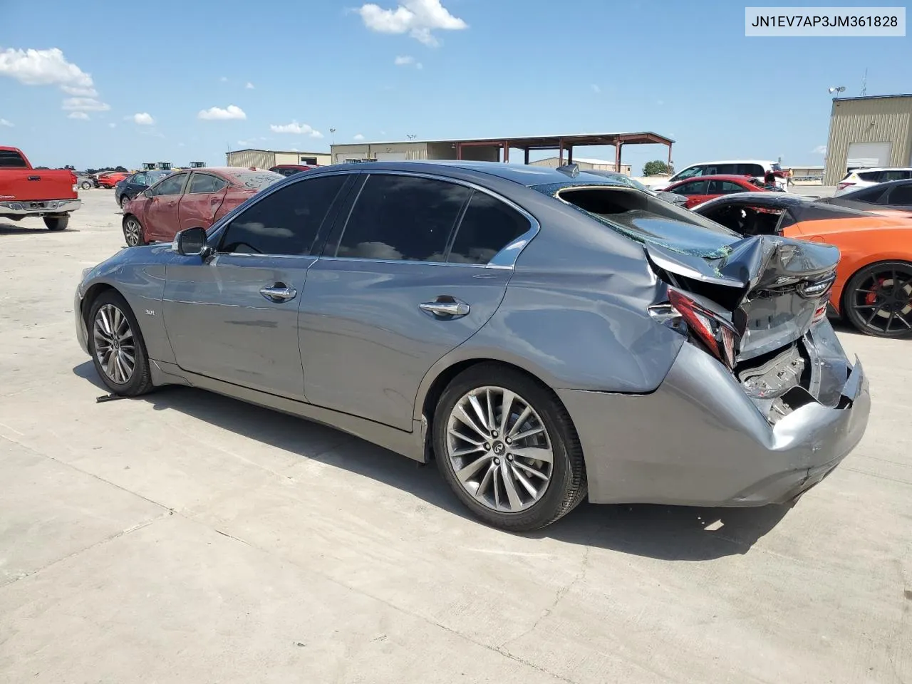 2018 Infiniti Q50 Luxe VIN: JN1EV7AP3JM361828 Lot: 72460814