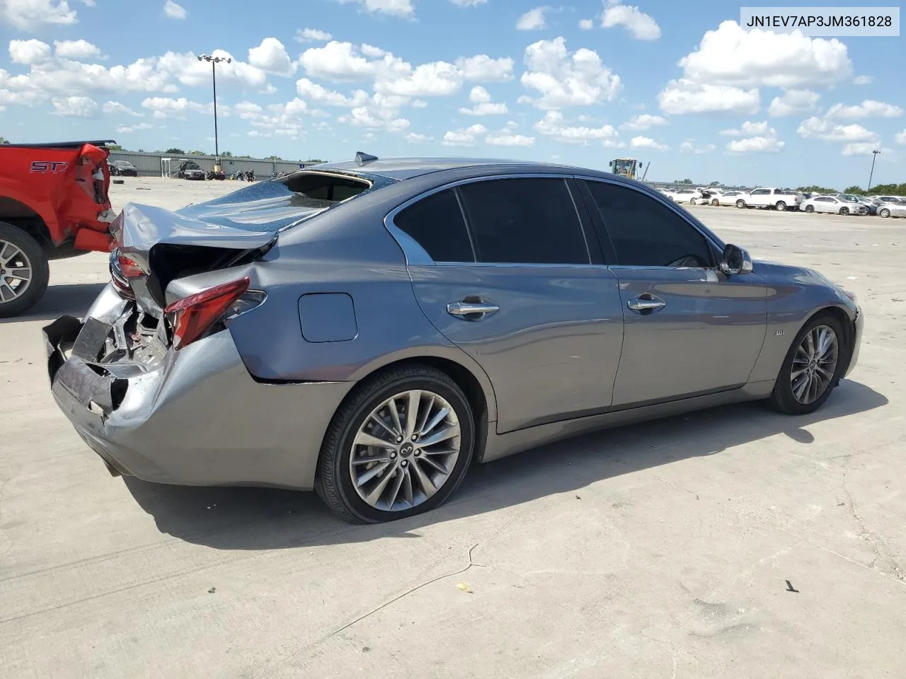 2018 Infiniti Q50 Luxe VIN: JN1EV7AP3JM361828 Lot: 72460814