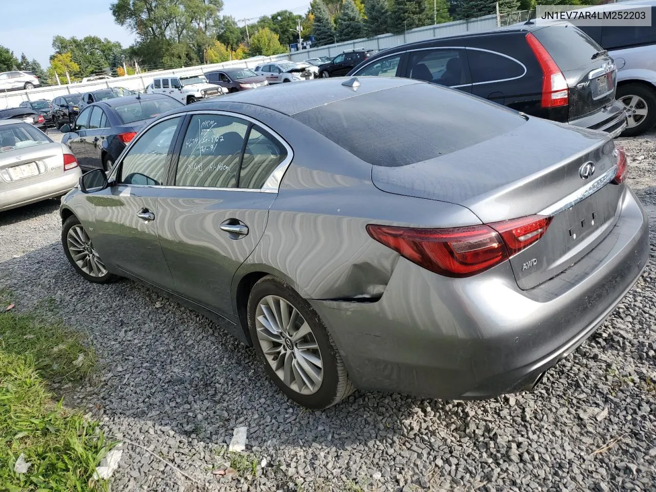 JN1EV7AR4LM252203 2020 Infiniti Q50 Pure