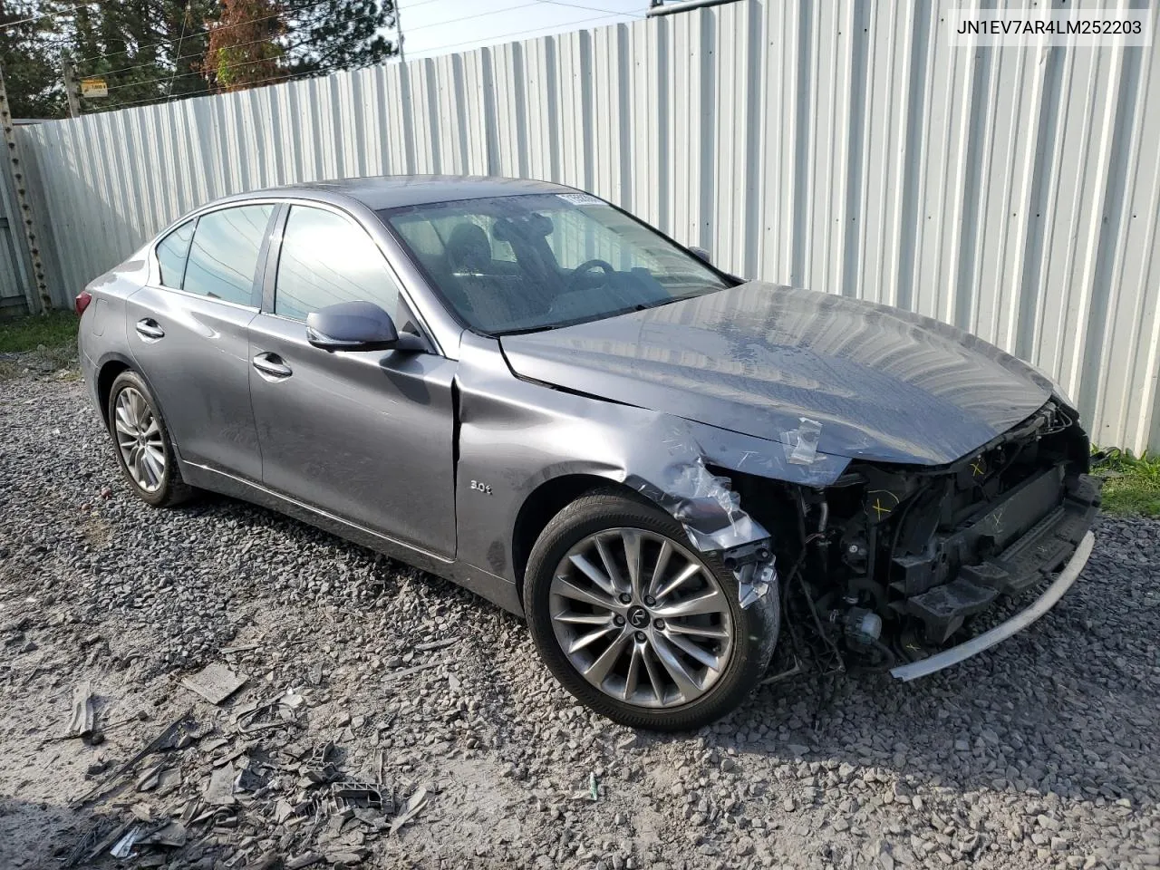 JN1EV7AR4LM252203 2020 Infiniti Q50 Pure