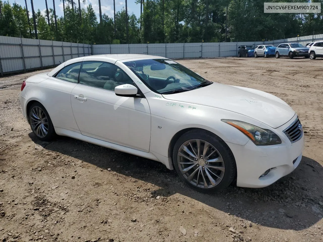 2014 Infiniti Q60 Base VIN: JN1CV6FEXEM901724 Lot: 63282104