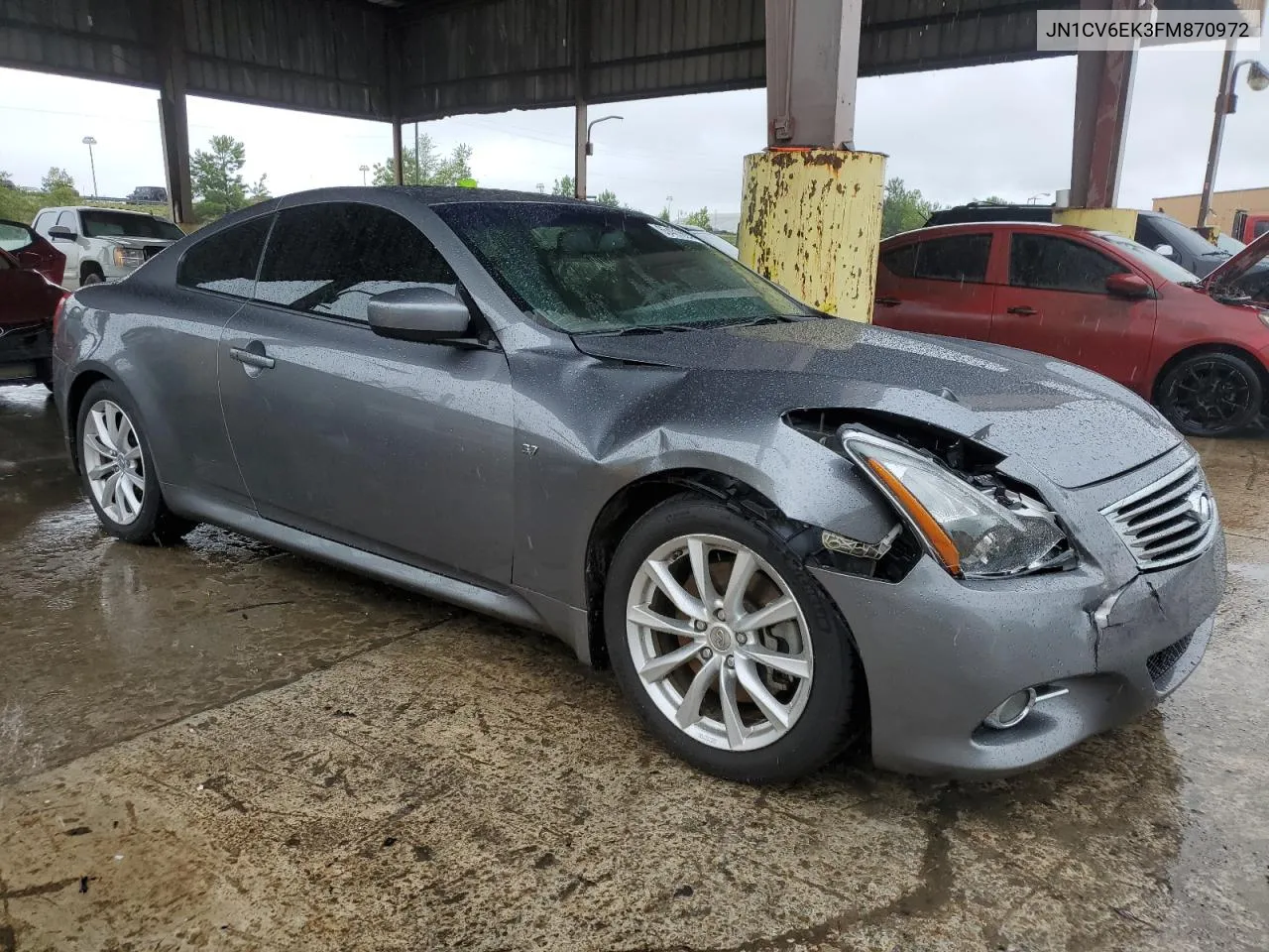 2015 Infiniti Q60 Journey VIN: JN1CV6EK3FM870972 Lot: 65401594