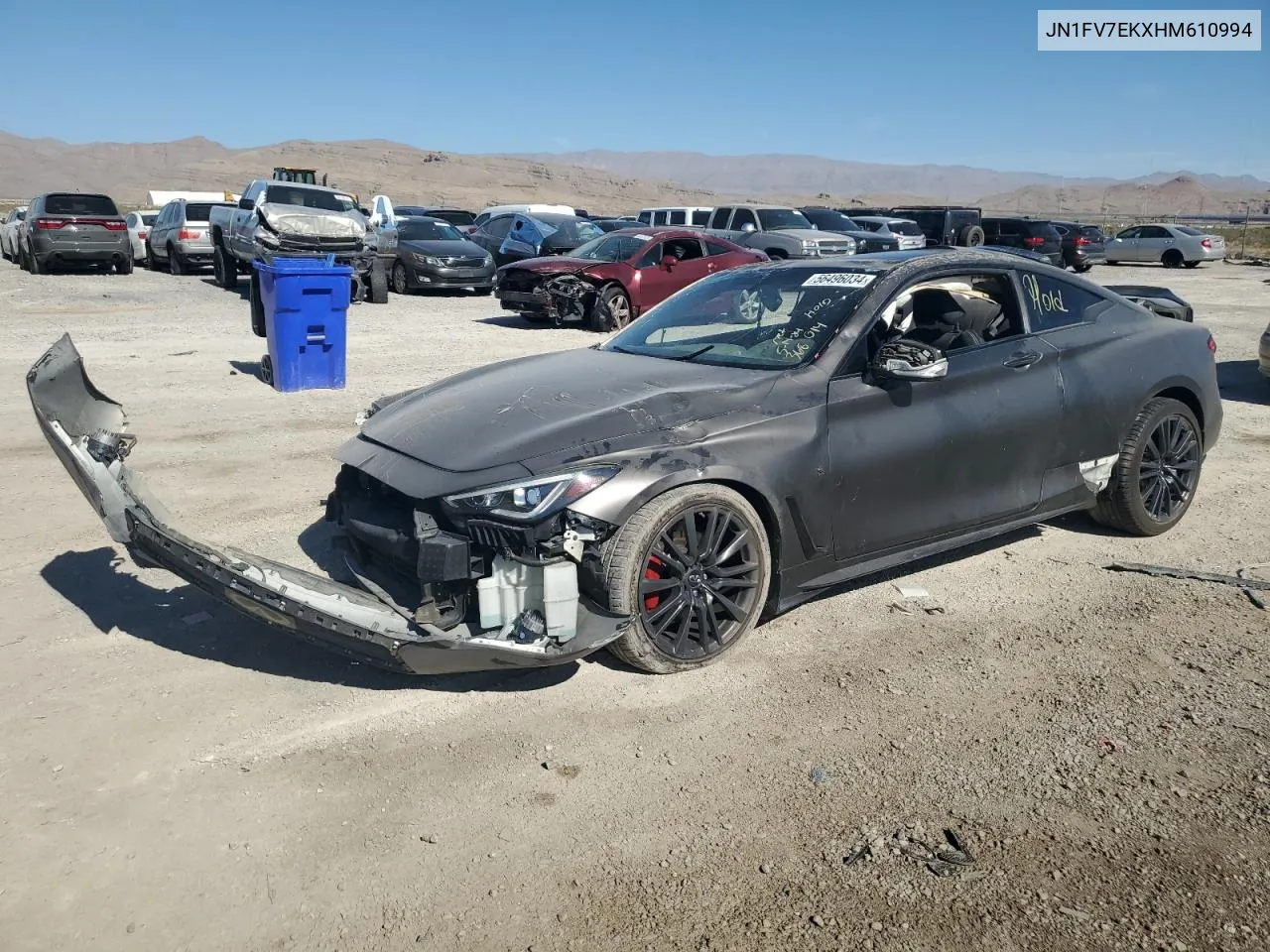 JN1FV7EKXHM610994 2017 Infiniti Q60 Red Sport 400