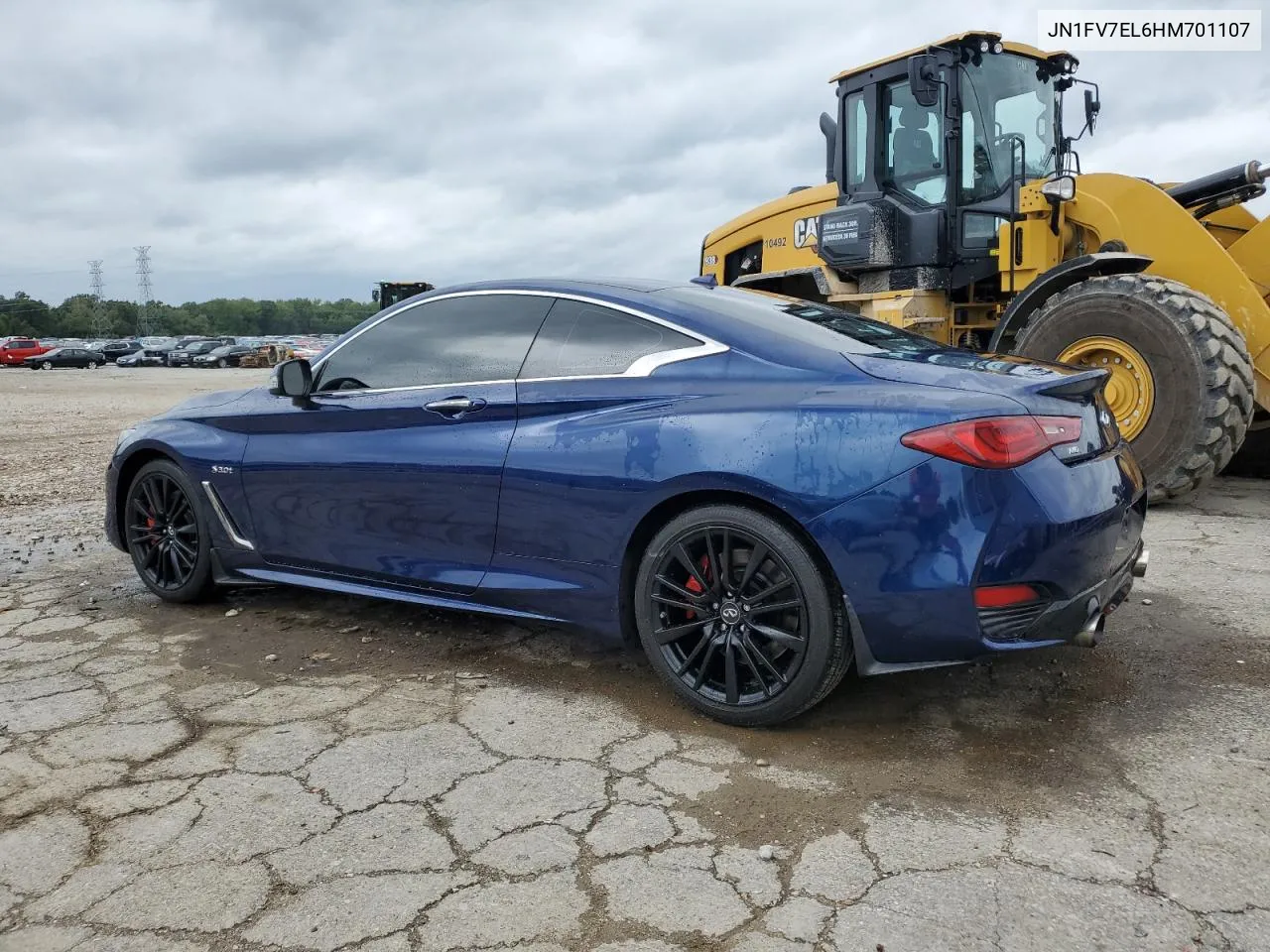 2017 Infiniti Q60 Red Sport 400 VIN: JN1FV7EL6HM701107 Lot: 70702364