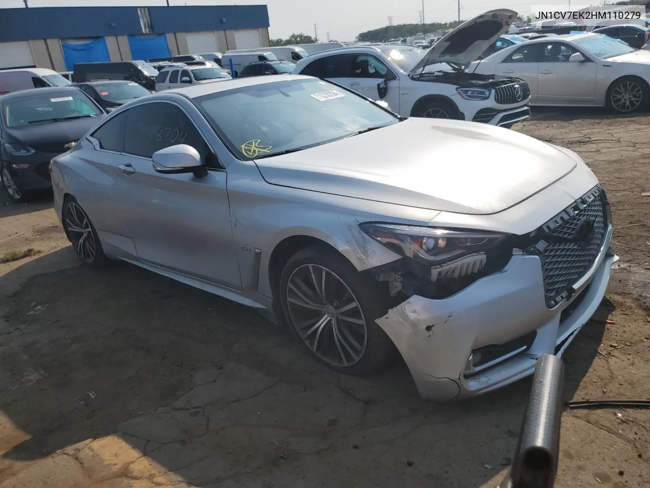 2017 Infiniti Q60 Base VIN: JN1CV7EK2HM110279 Lot: 71078704