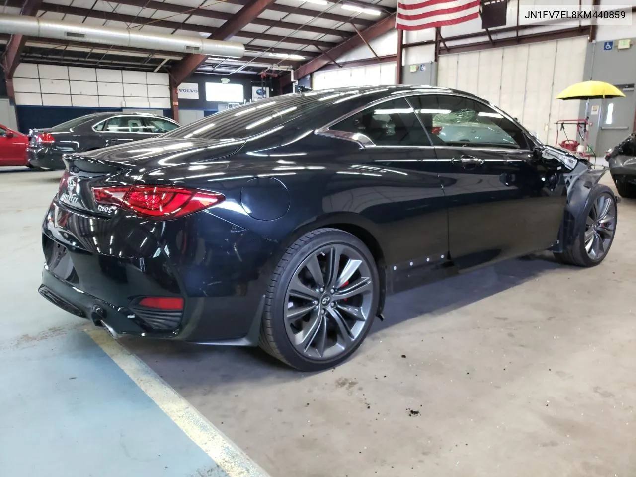 2019 Infiniti Q60 Red Sport 400 VIN: JN1FV7EL8KM440859 Lot: 64935684