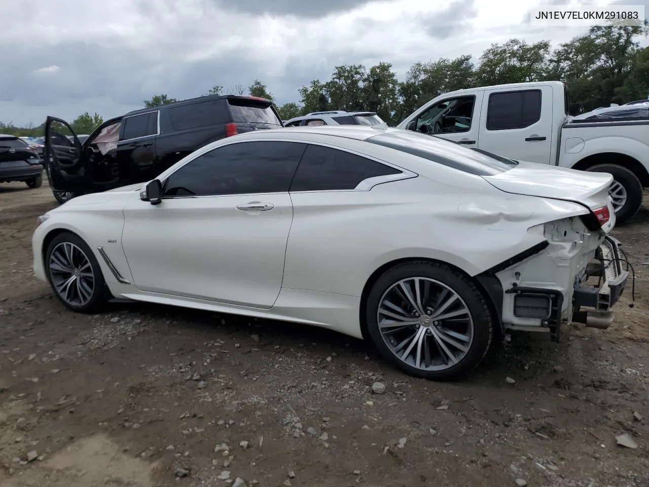 2019 Infiniti Q60 Pure VIN: JN1EV7EL0KM291083 Lot: 72159354