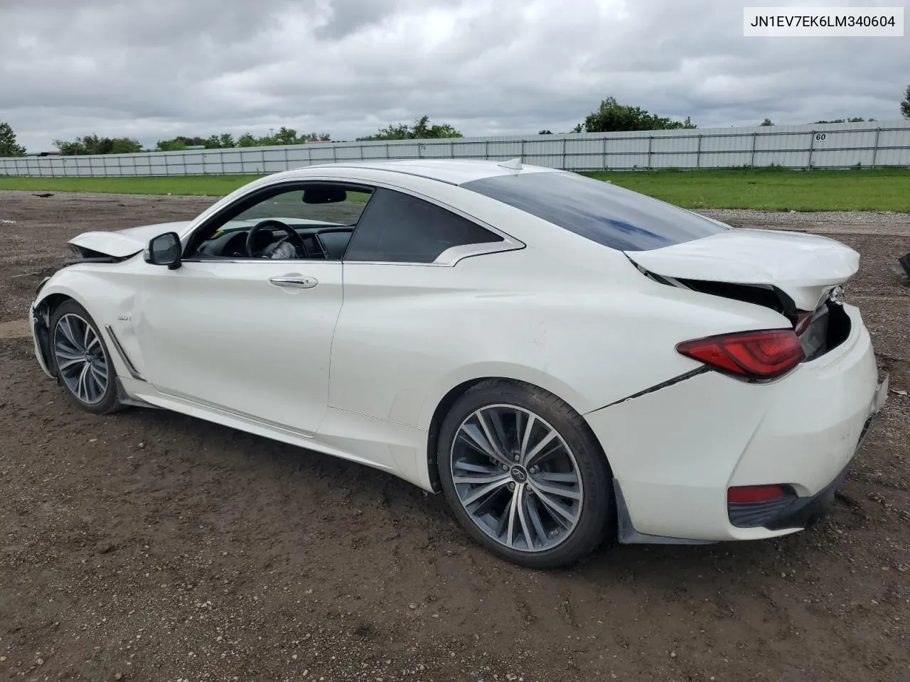 2020 Infiniti Q60 Pure VIN: JN1EV7EK6LM340604 Lot: 70324014