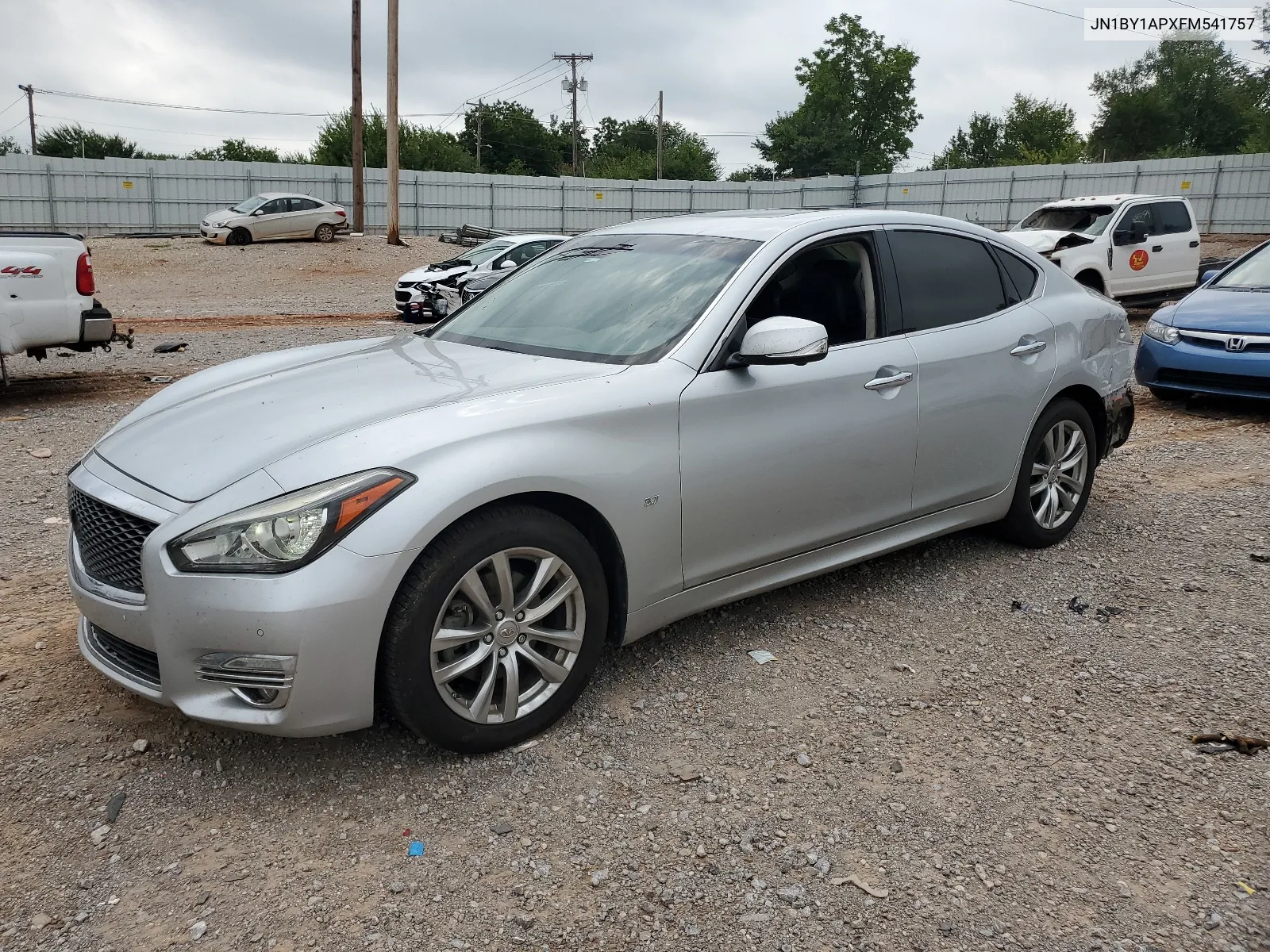 2015 Infiniti Q70 3.7 VIN: JN1BY1APXFM541757 Lot: 66433234