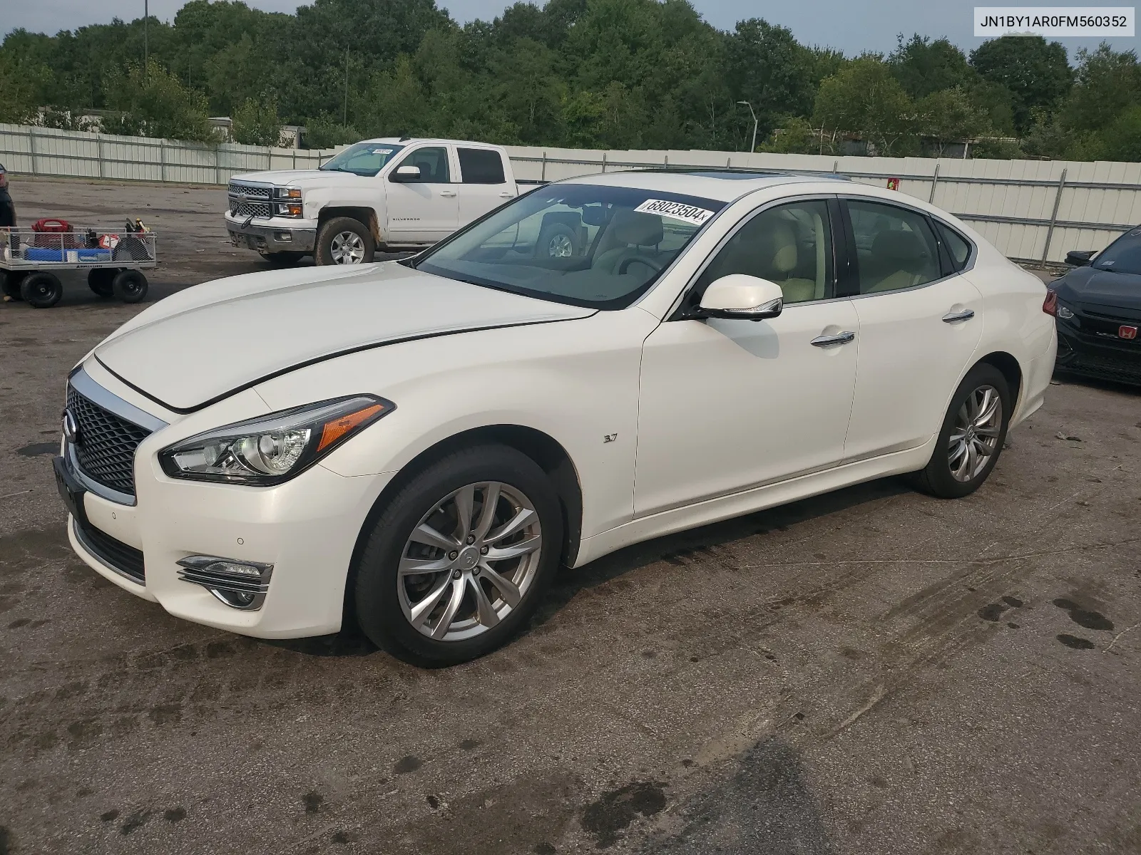 2015 Infiniti Q70 3.7 VIN: JN1BY1AR0FM560352 Lot: 68023504