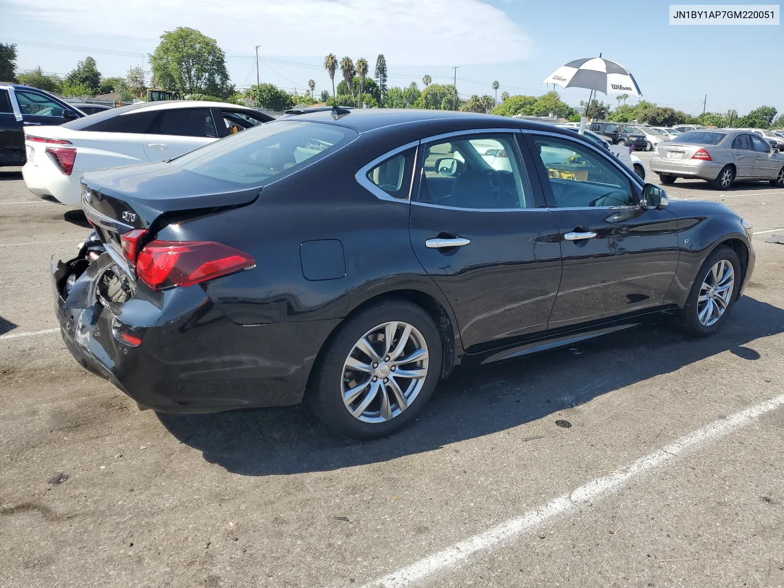 2016 Infiniti Q70 3.7 VIN: JN1BY1AP7GM220051 Lot: 65995414