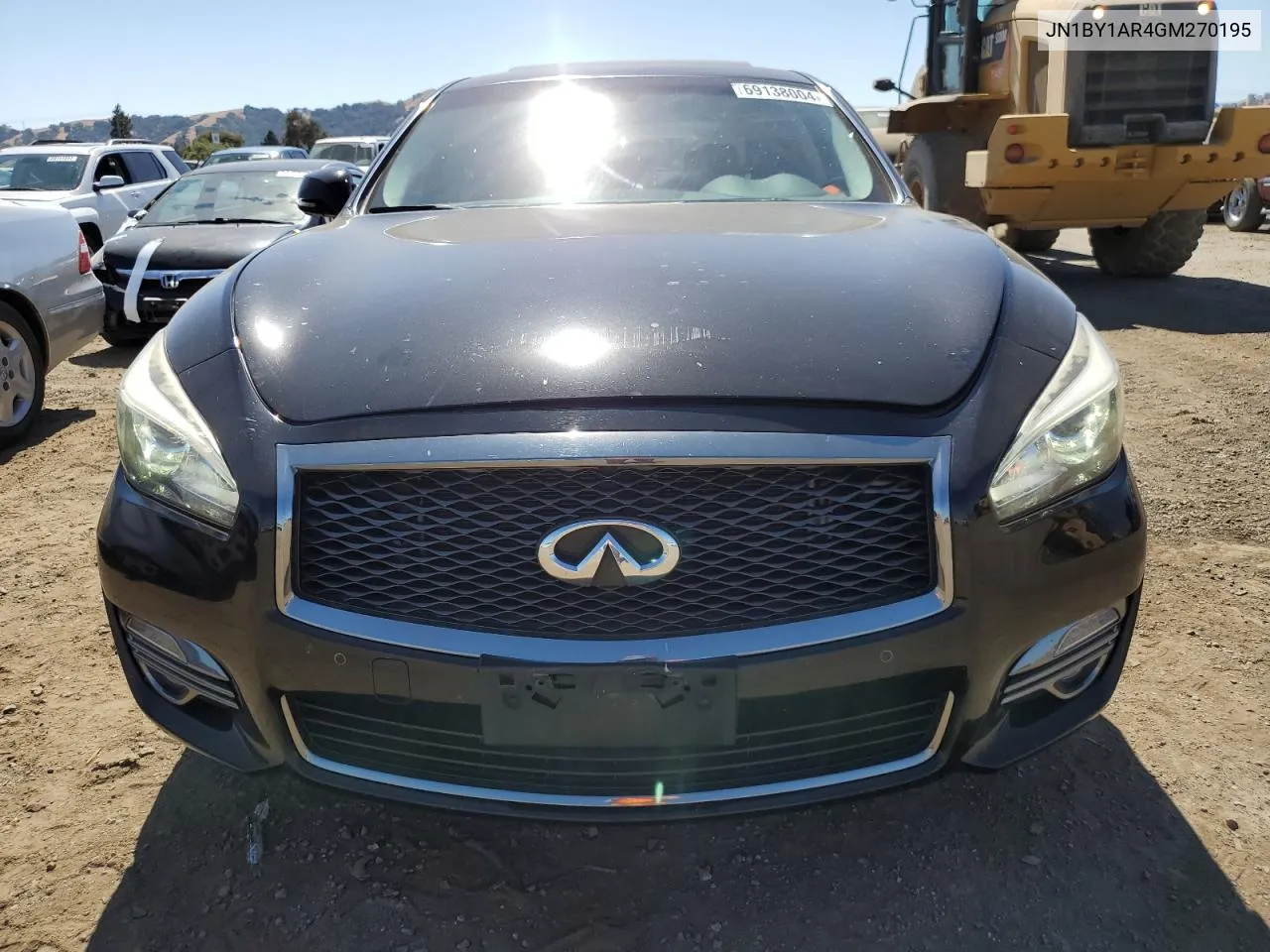 2016 Infiniti Q70 3.7 VIN: JN1BY1AR4GM270195 Lot: 69138004