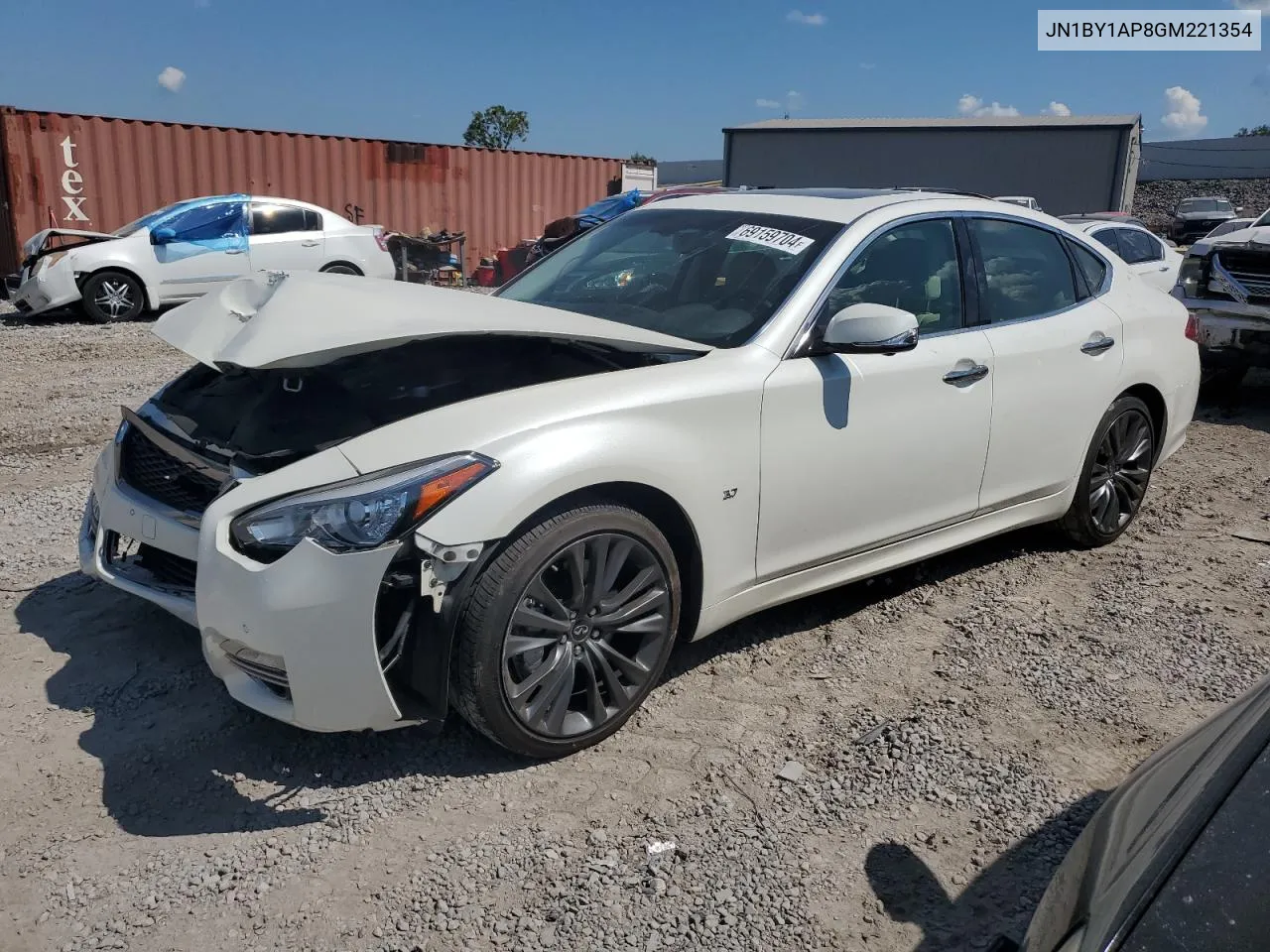 2016 Infiniti Q70 3.7 VIN: JN1BY1AP8GM221354 Lot: 69159704