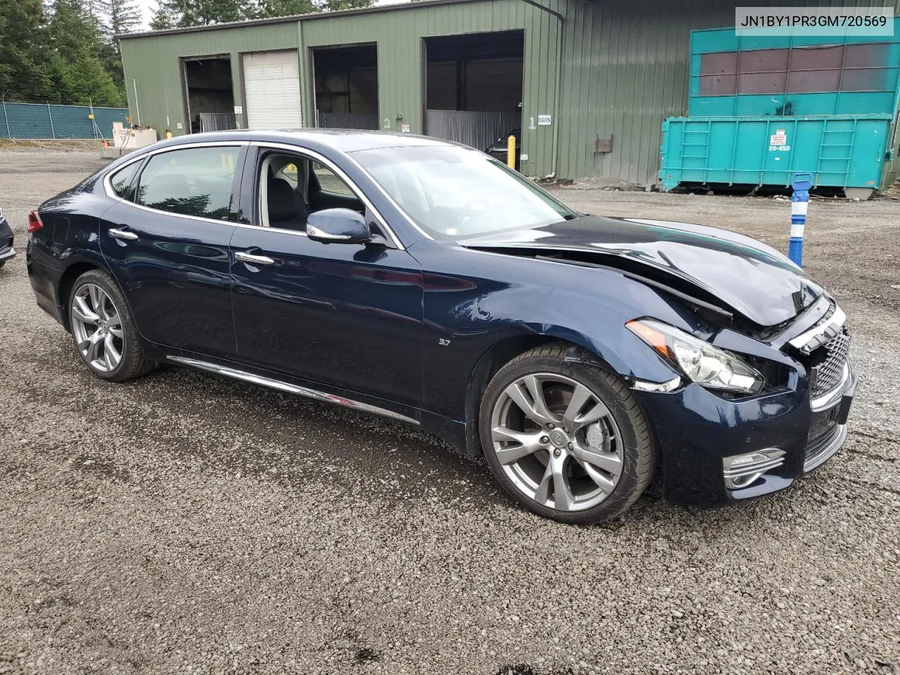 JN1BY1PR3GM720569 2016 Infiniti Q70L 3.7