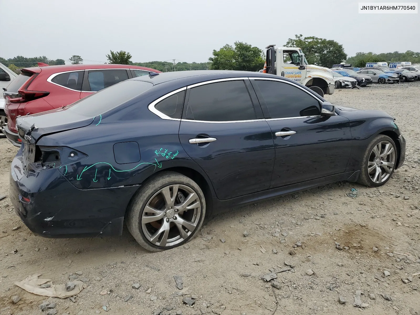 JN1BY1AR6HM770540 2017 Infiniti Q70 3.7