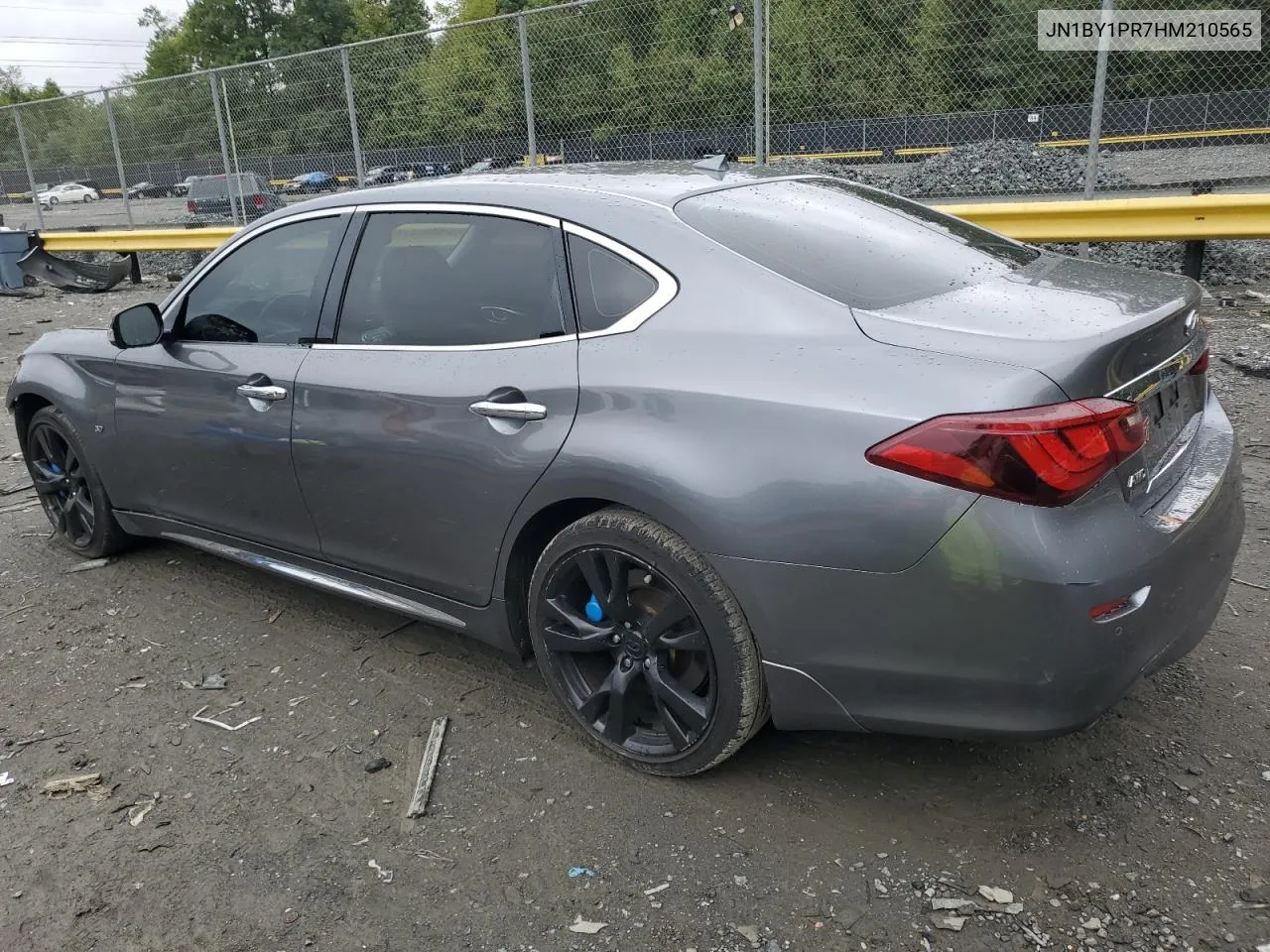 JN1BY1PR7HM210565 2017 Infiniti Q70L 3.7