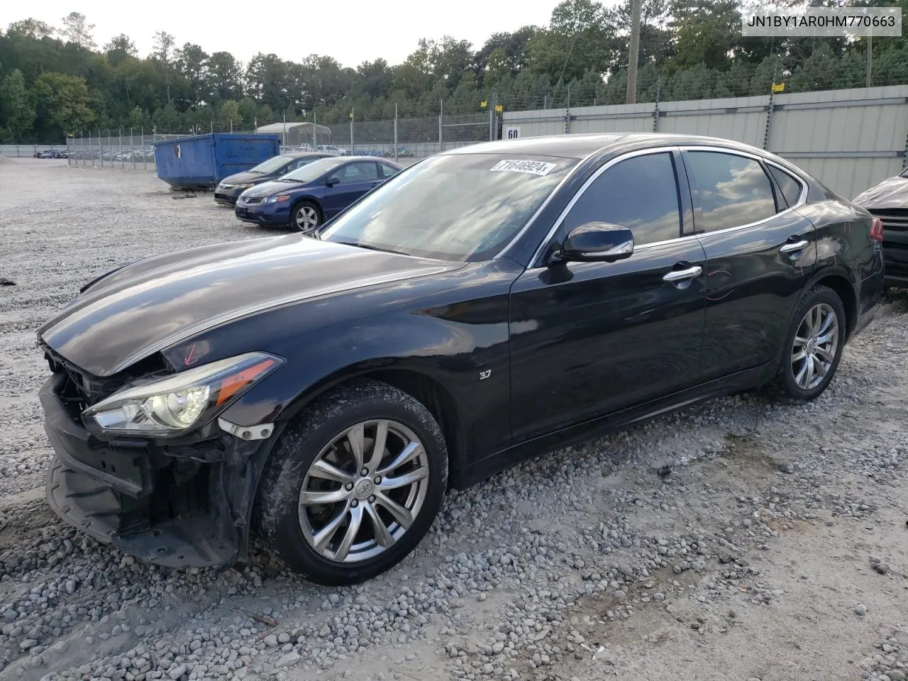 2017 Infiniti Q70 3.7 VIN: JN1BY1AR0HM770663 Lot: 71646924