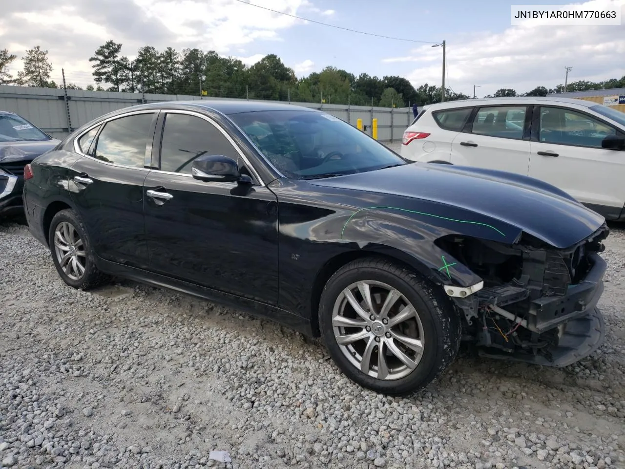 2017 Infiniti Q70 3.7 VIN: JN1BY1AR0HM770663 Lot: 71646924