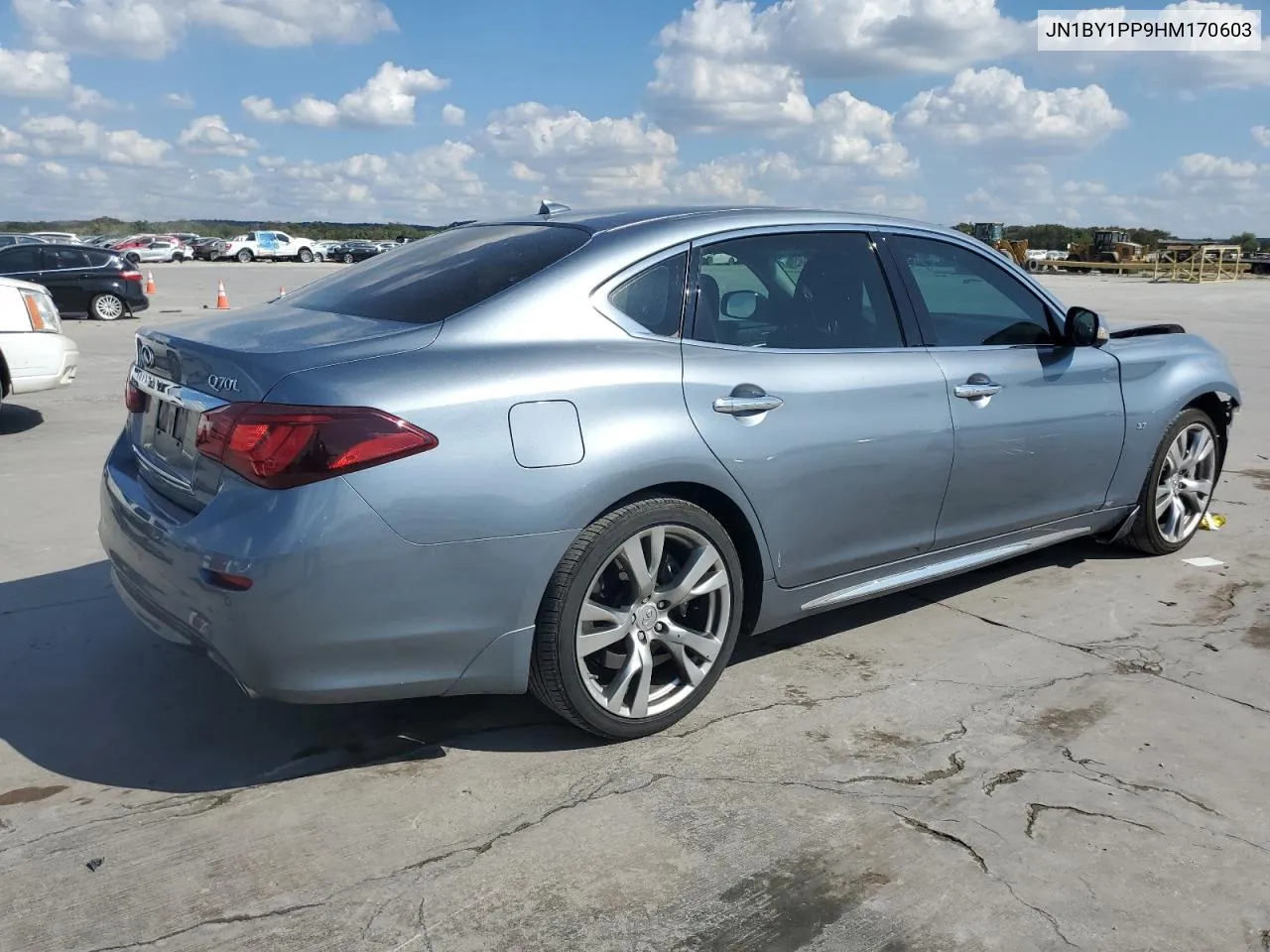 2017 Infiniti Q70L 3.7 VIN: JN1BY1PP9HM170603 Lot: 72151494