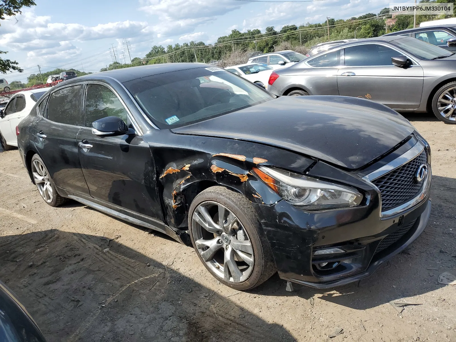 2018 Infiniti Q70L 3.7 Luxe VIN: JN1BY1PP6JM330104 Lot: 68830174