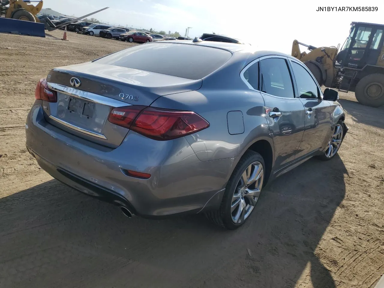 2019 Infiniti Q70 3.7 Luxe VIN: JN1BY1AR7KM585839 Lot: 71636664