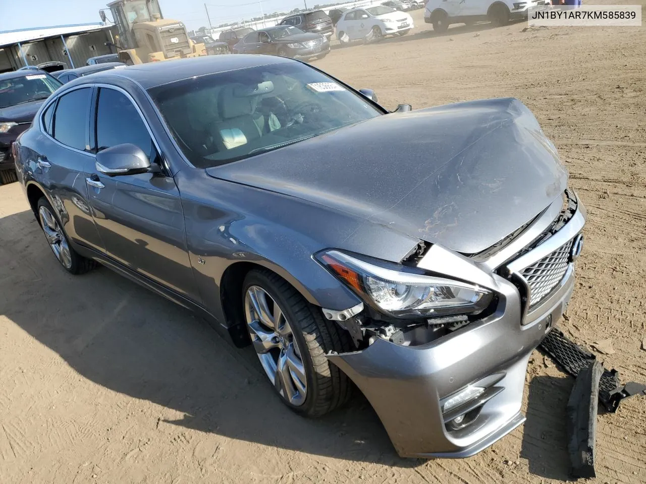 2019 Infiniti Q70 3.7 Luxe VIN: JN1BY1AR7KM585839 Lot: 71636664