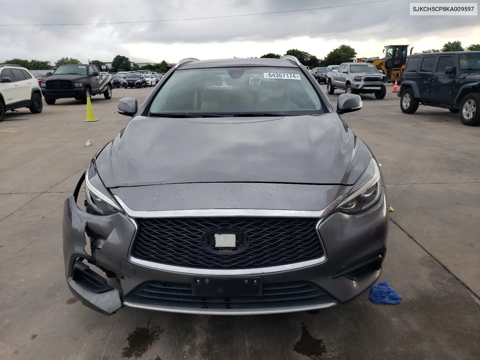 2019 Infiniti Qx30 Pure VIN: SJKCH5CP8KA009597 Lot: 64367174