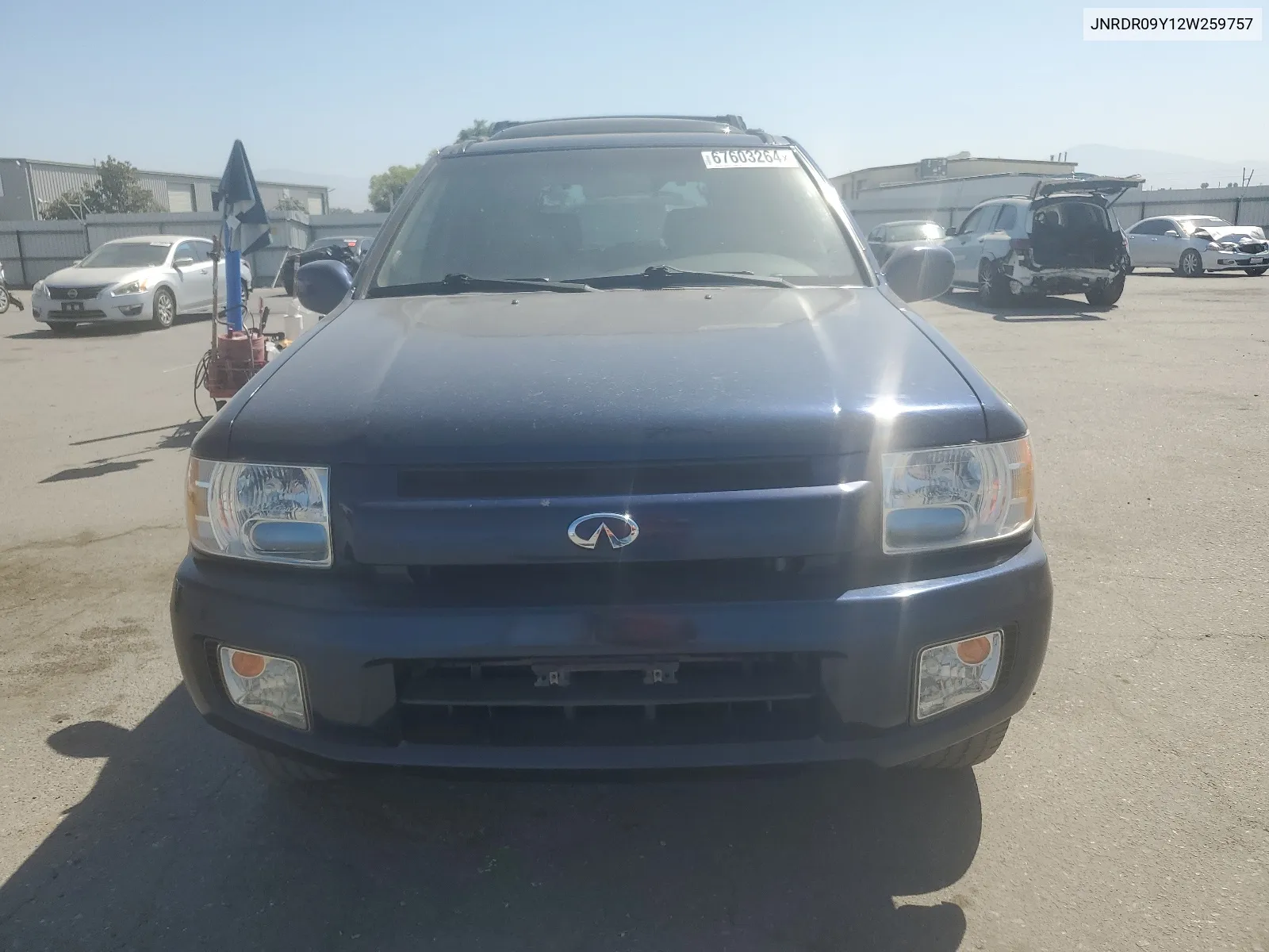 2002 Infiniti Qx4 VIN: JNRDR09Y12W259757 Lot: 67603264