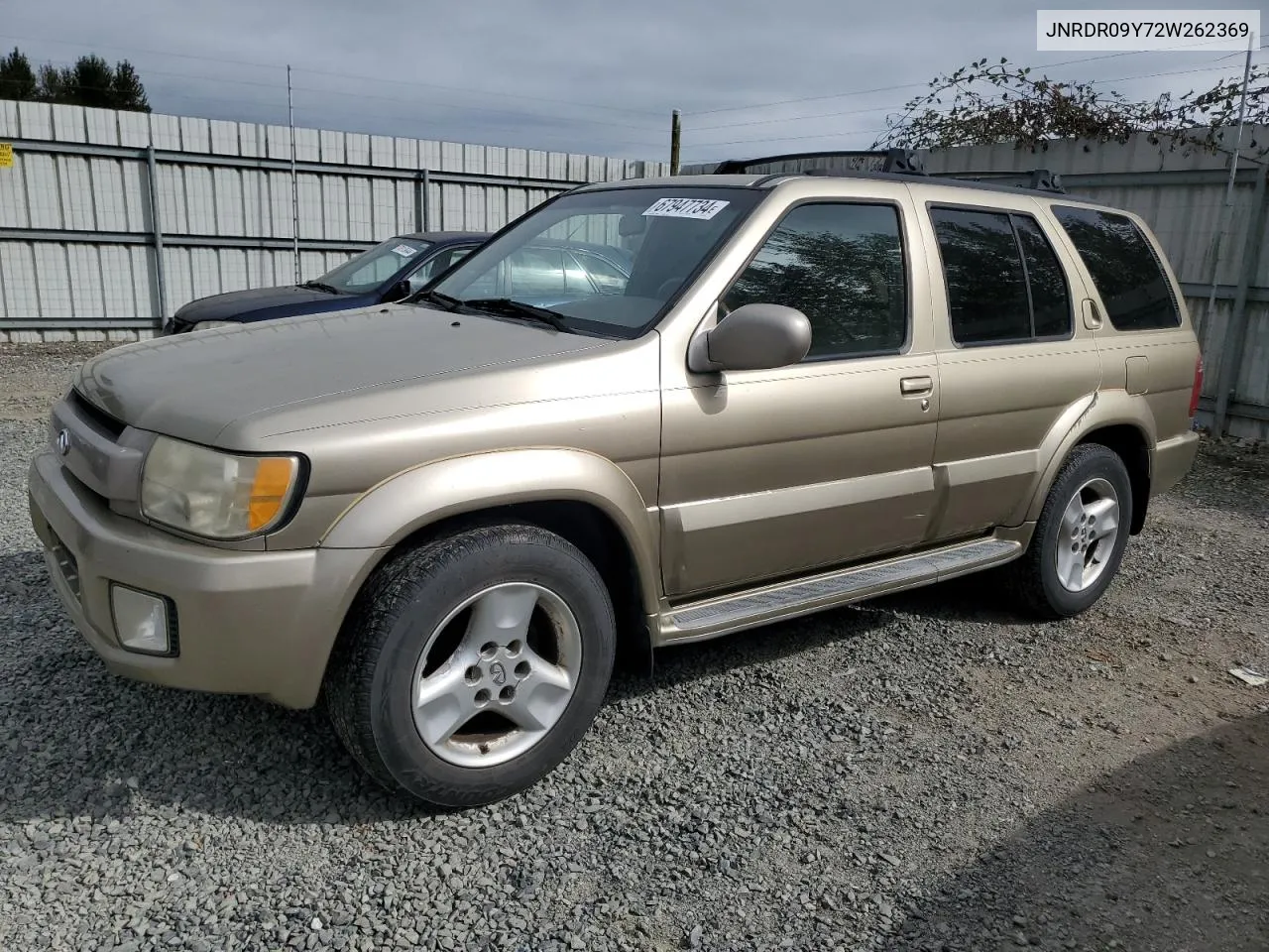 2002 Infiniti Qx4 VIN: JNRDR09Y72W262369 Lot: 67947734