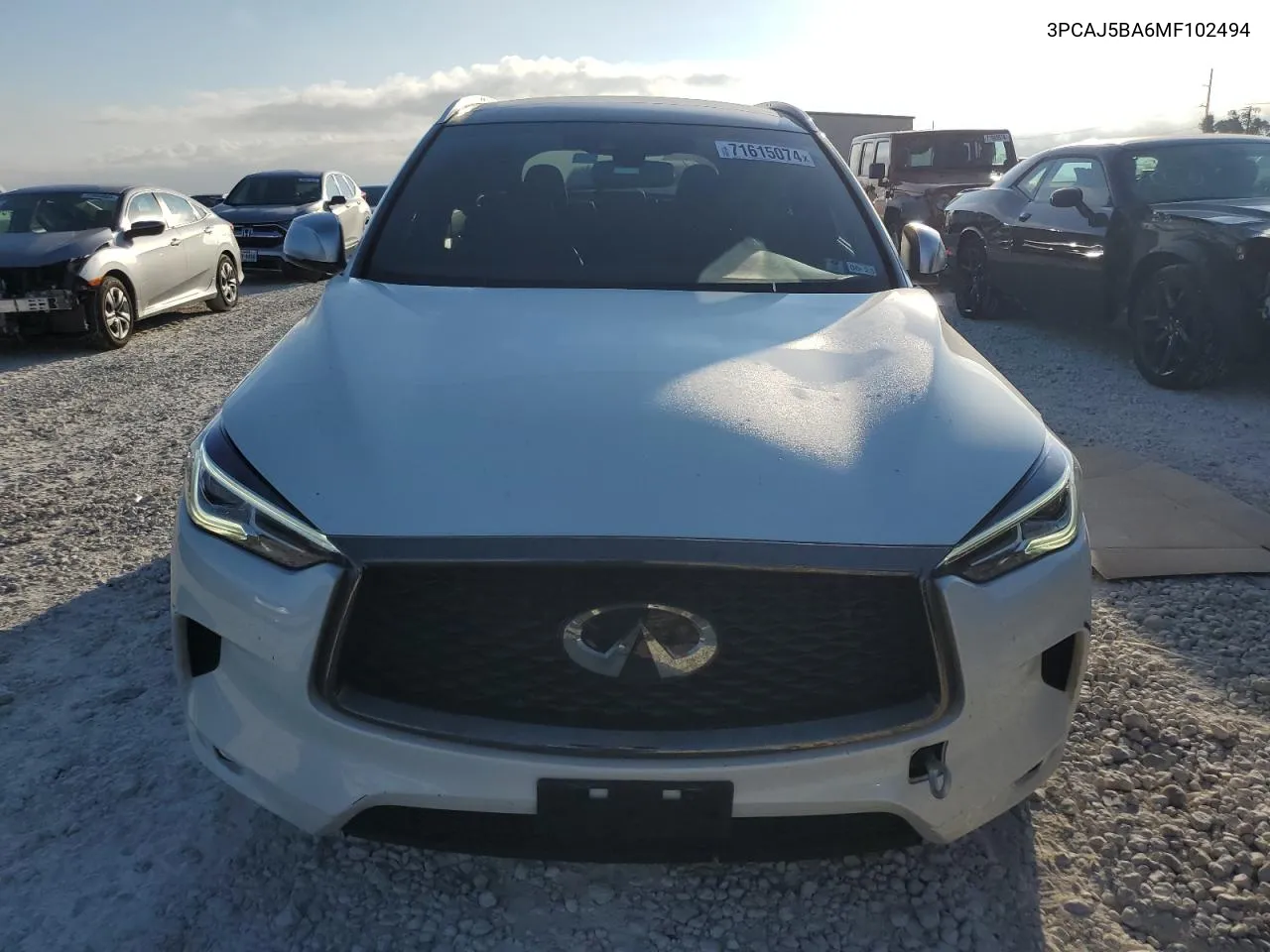 3PCAJ5BA6MF102494 2021 Infiniti Qx50 Luxe