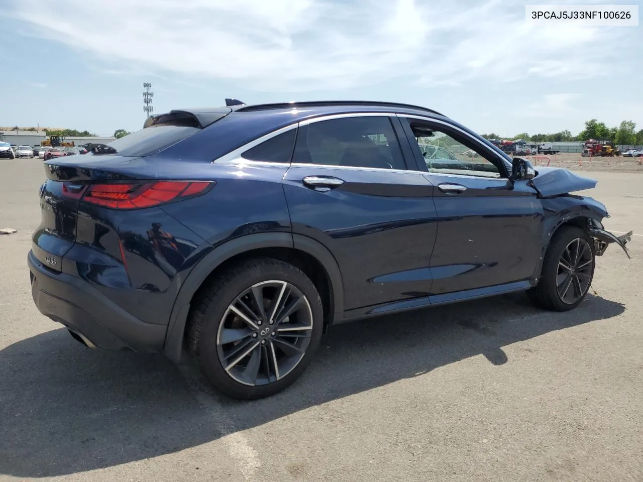 3PCAJ5J33NF100626 2022 Infiniti Qx55 Luxe