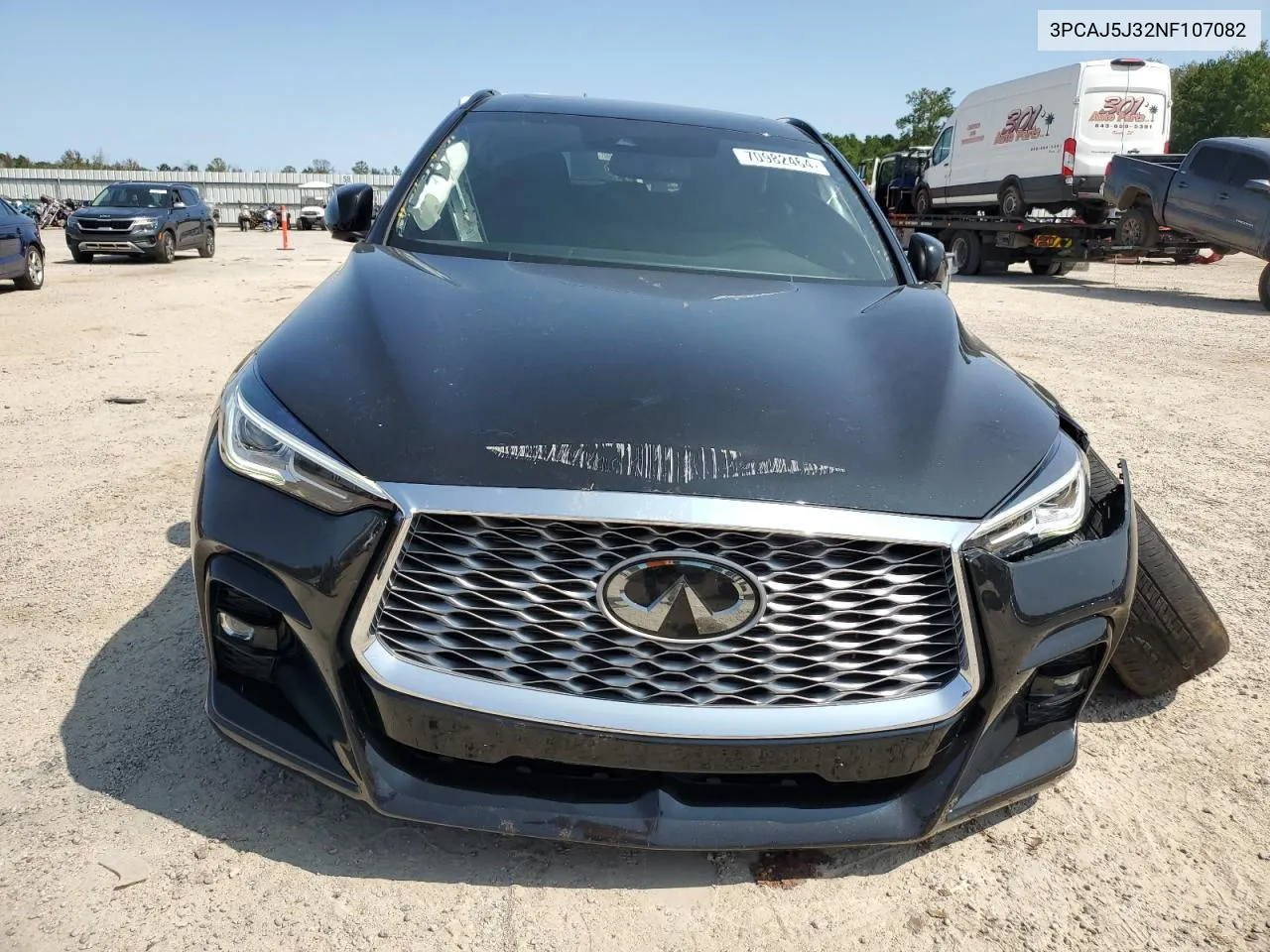 2022 Infiniti Qx55 Luxe VIN: 3PCAJ5J32NF107082 Lot: 70982464