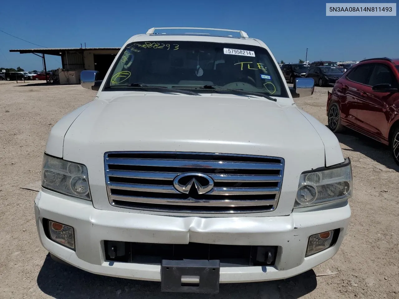 2004 Infiniti Qx56 VIN: 5N3AA08A14N811493 Lot: 61396114