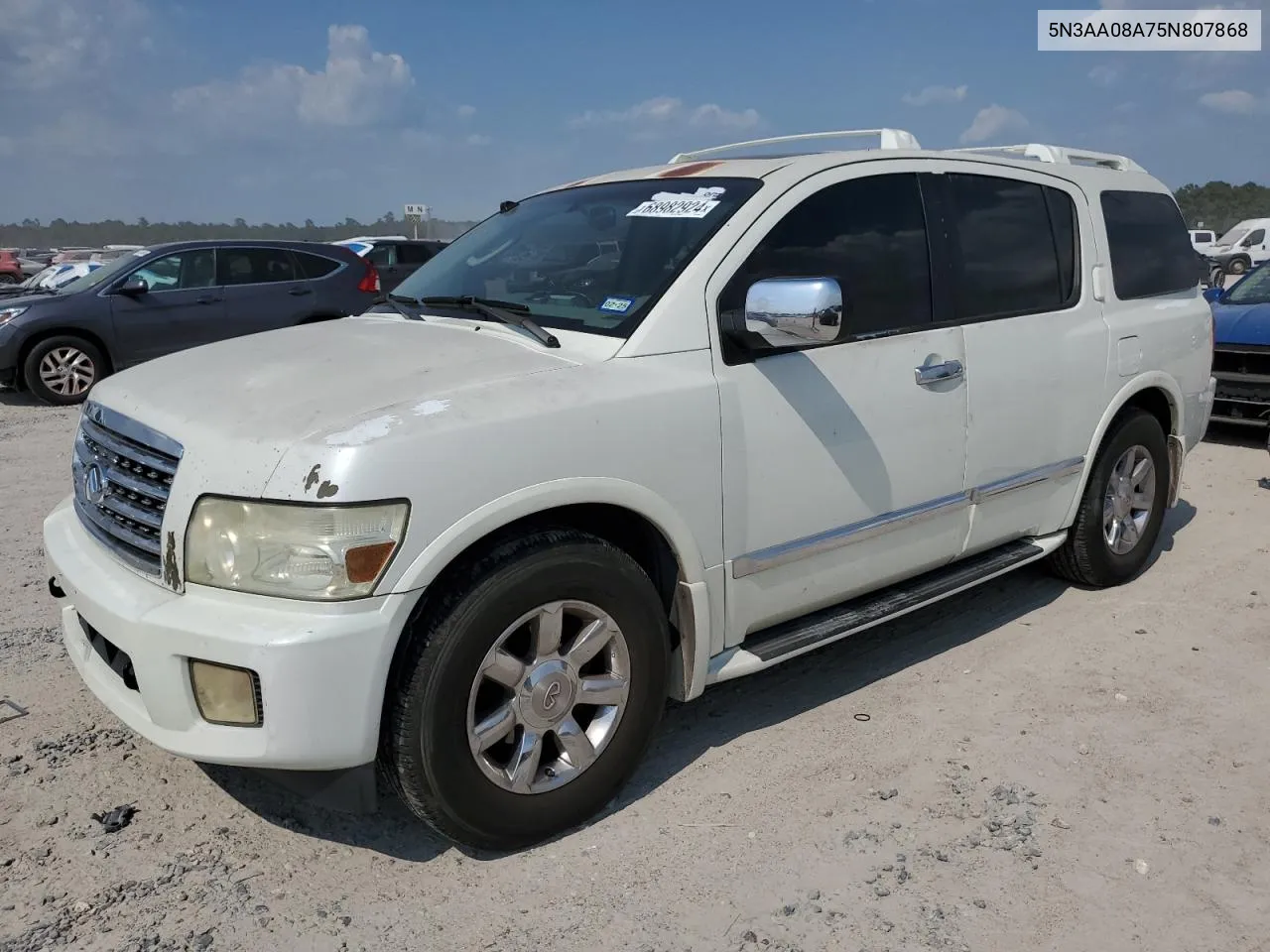 2005 Infiniti Qx56 VIN: 5N3AA08A75N807868 Lot: 68982924