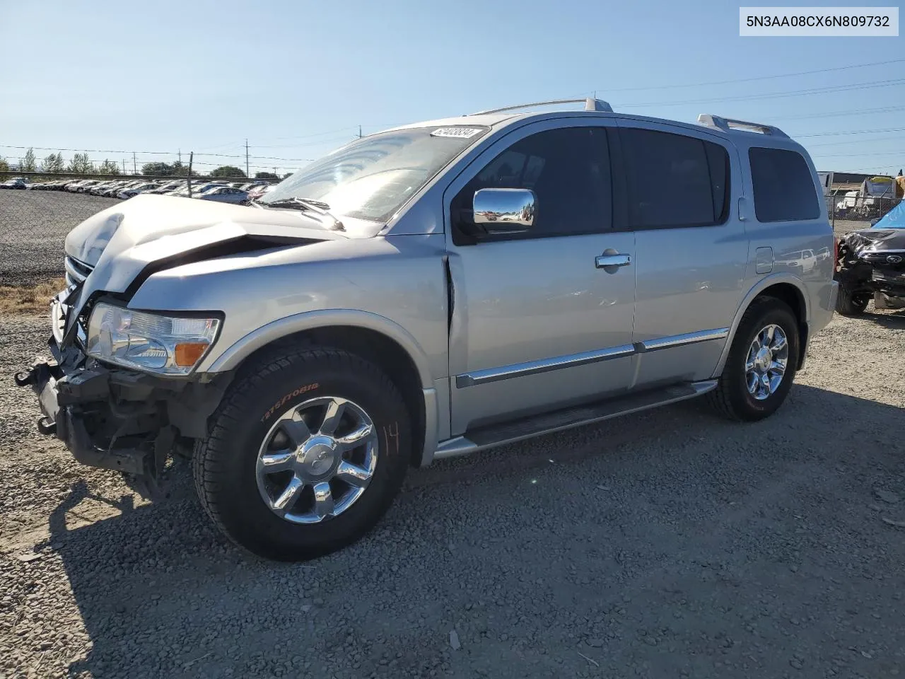 2006 Infiniti Qx56 VIN: 5N3AA08CX6N809732 Lot: 62403834