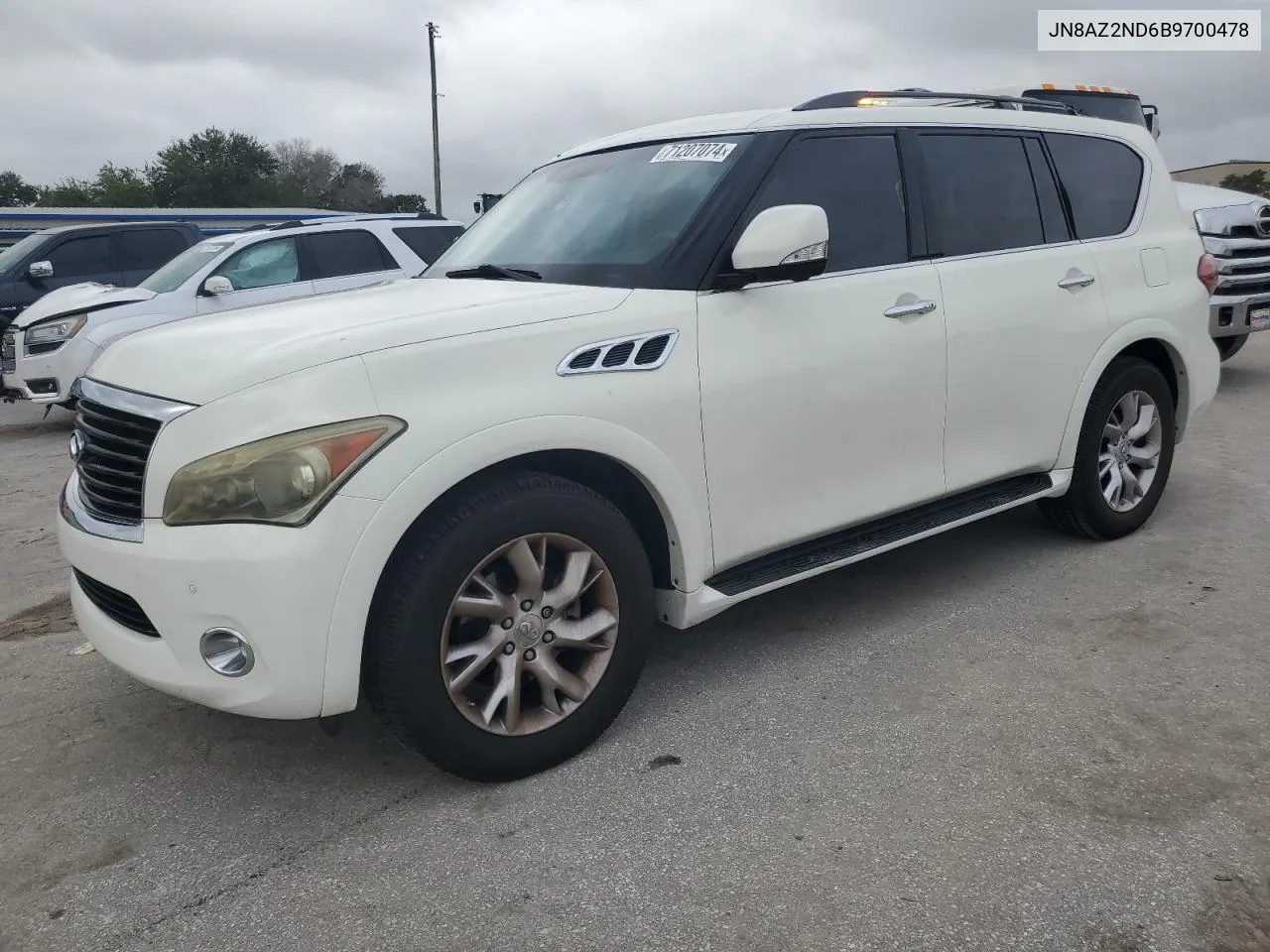 2011 Infiniti Qx56 VIN: JN8AZ2ND6B9700478 Lot: 71207074