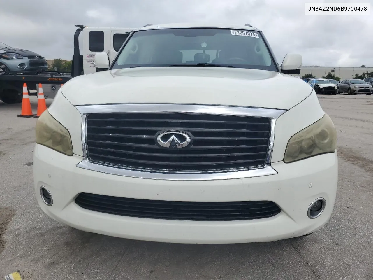 2011 Infiniti Qx56 VIN: JN8AZ2ND6B9700478 Lot: 71207074