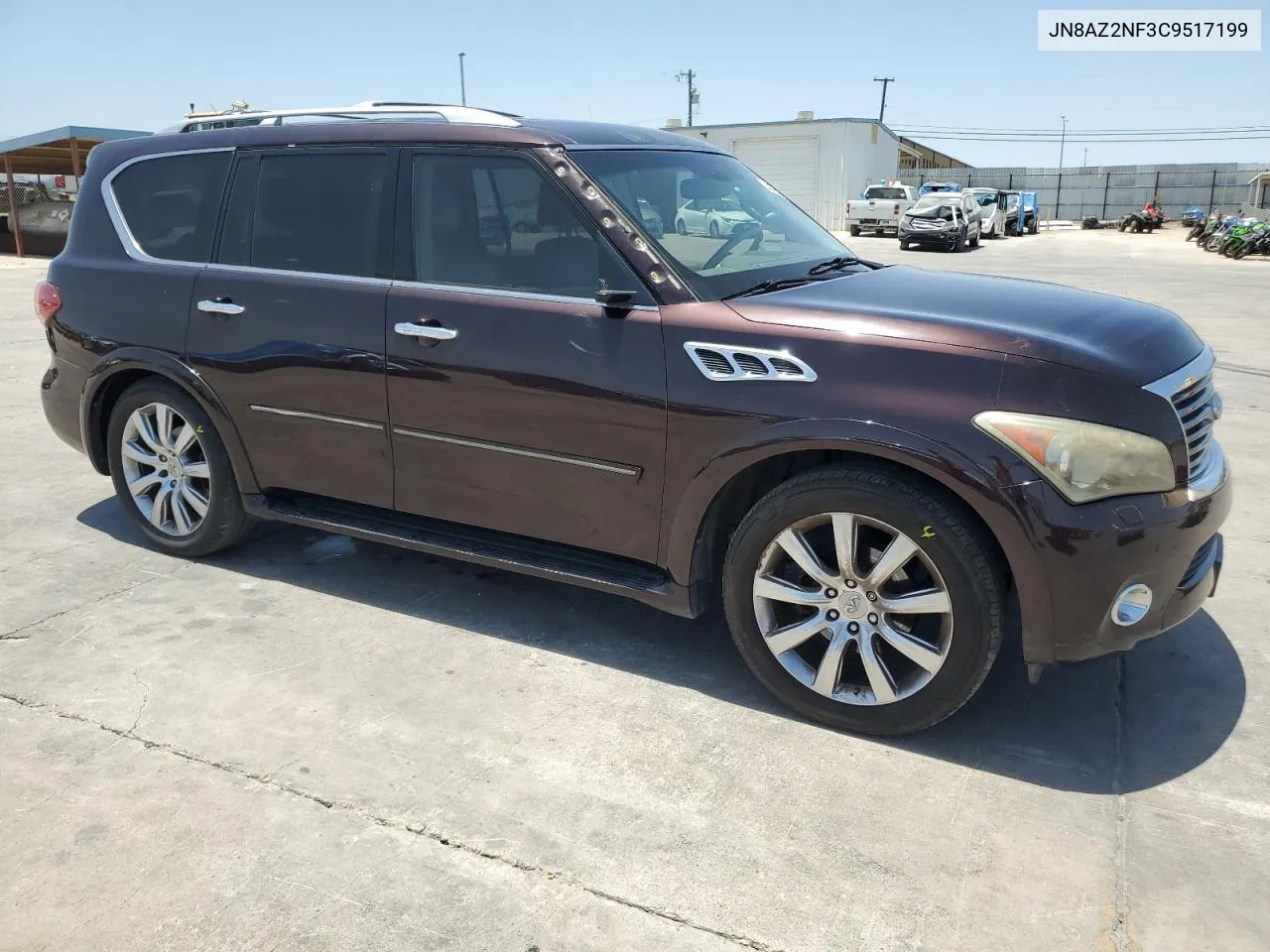 2012 Infiniti Qx56 VIN: JN8AZ2NF3C9517199 Lot: 61768794