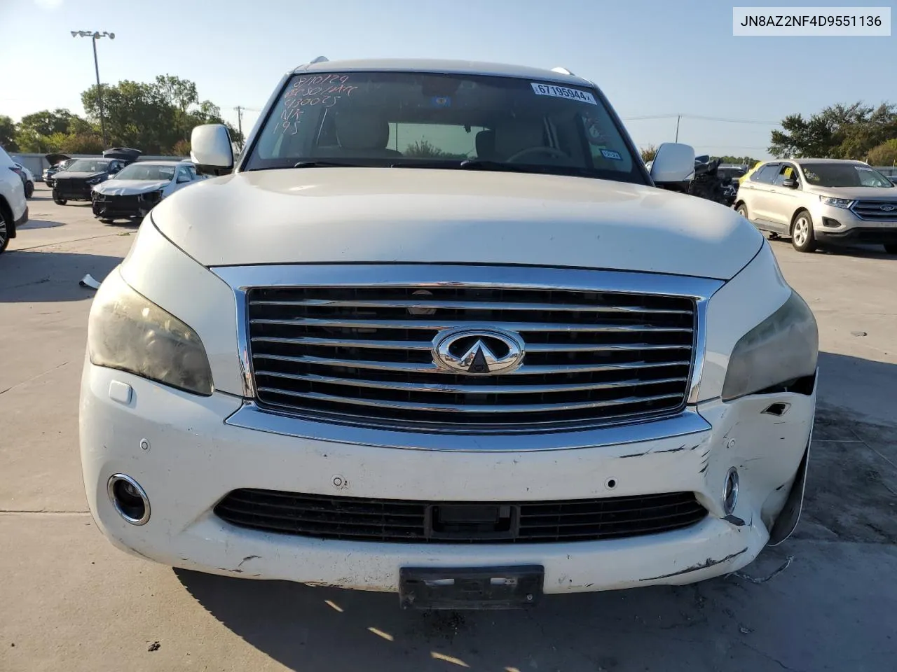 2013 Infiniti Qx56 VIN: JN8AZ2NF4D9551136 Lot: 67195944