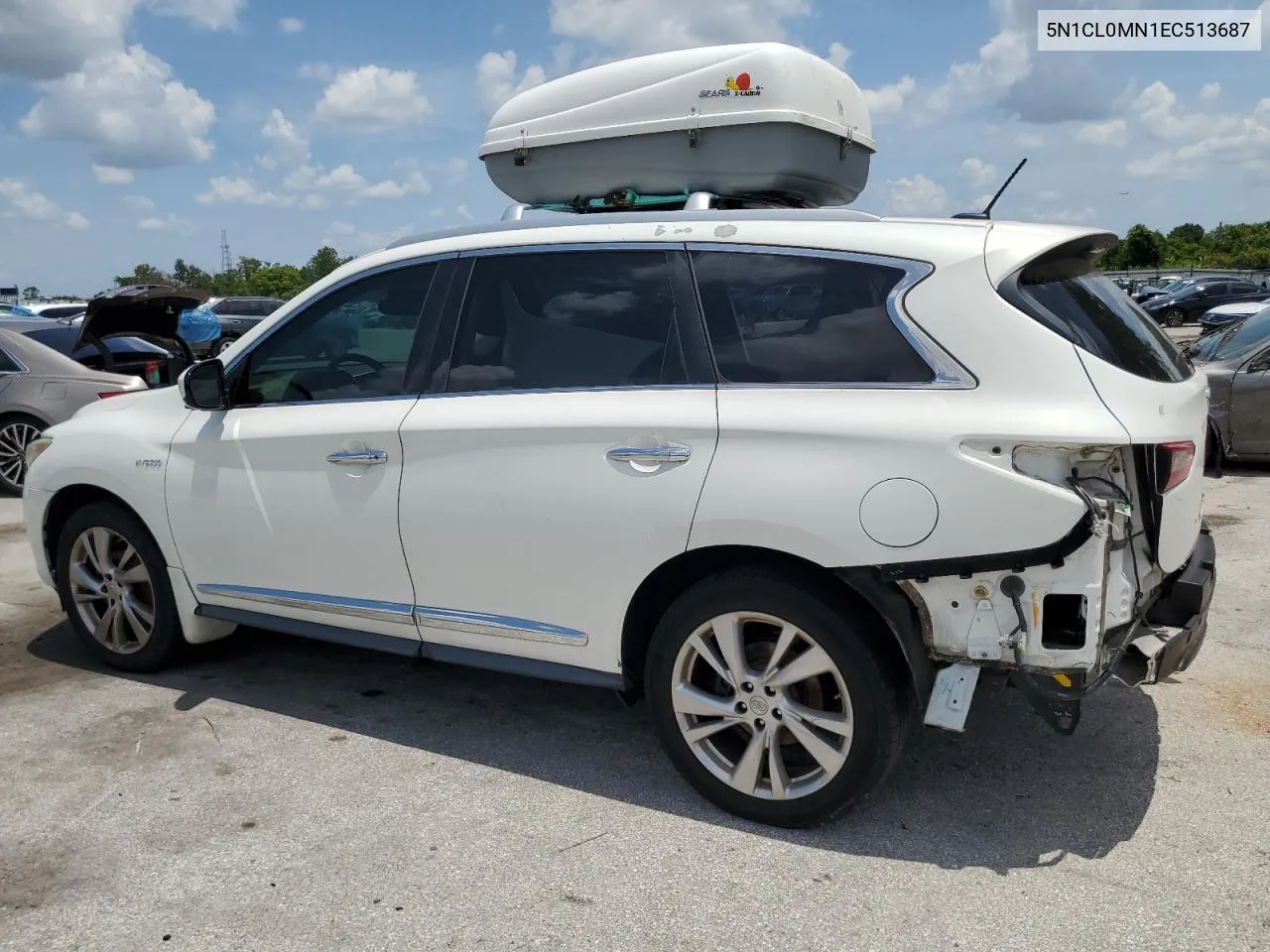 2014 Infiniti Qx60 Hybrid VIN: 5N1CL0MN1EC513687 Lot: 65158514