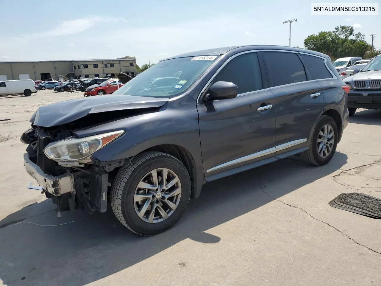 2014 Infiniti Qx60 VIN: 5N1AL0MN5EC513215 Lot: 67114214