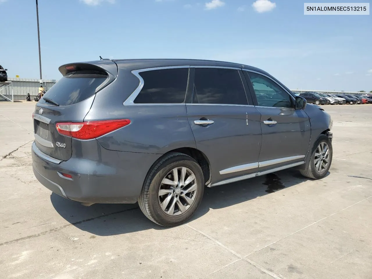 2014 Infiniti Qx60 VIN: 5N1AL0MN5EC513215 Lot: 67114214