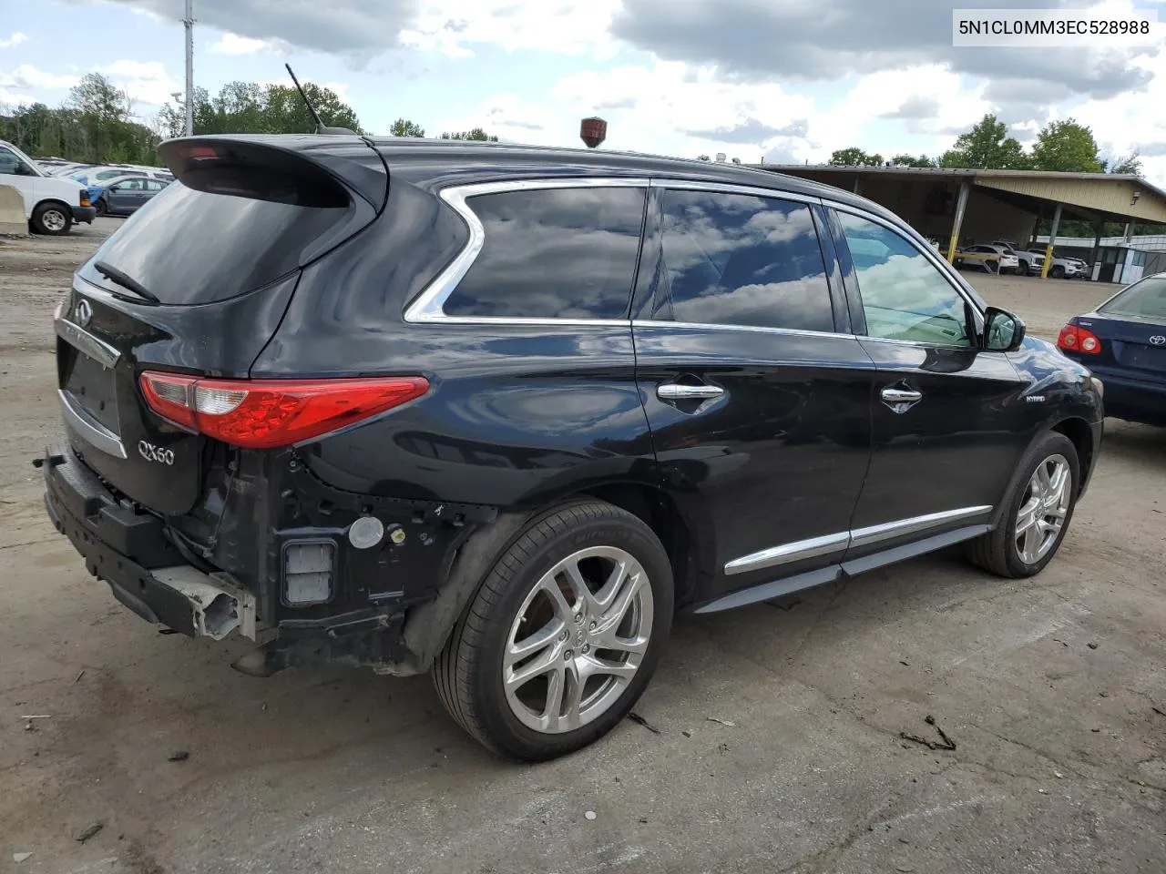 2014 Infiniti Qx60 Hybrid VIN: 5N1CL0MM3EC528988 Lot: 68239494