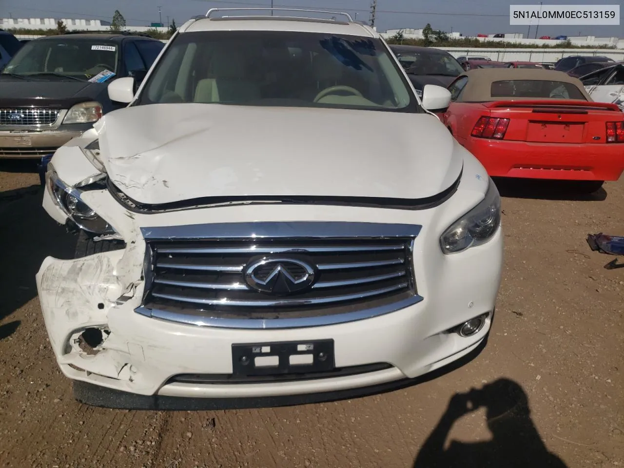 2014 Infiniti Qx60 VIN: 5N1AL0MM0EC513159 Lot: 71734064