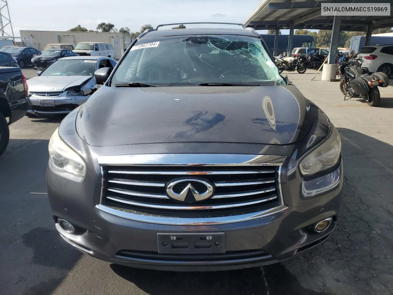 2014 Infiniti Qx60 VIN: 5N1AL0MM6EC519869 Lot: 71962704