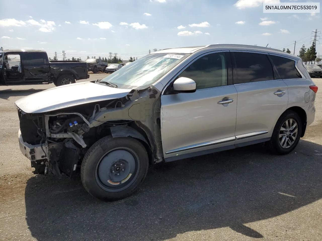 2014 Infiniti Qx60 VIN: 5N1AL0MN7EC553019 Lot: 71987464