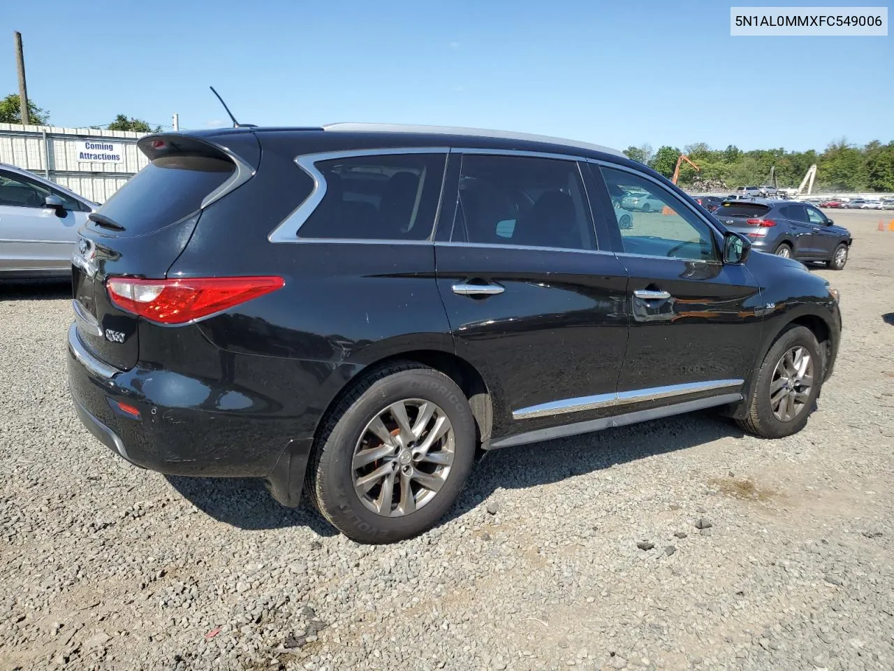 2015 Infiniti Qx60 VIN: 5N1AL0MMXFC549006 Lot: 68466604