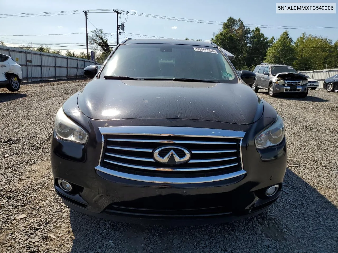 2015 Infiniti Qx60 VIN: 5N1AL0MMXFC549006 Lot: 68466604