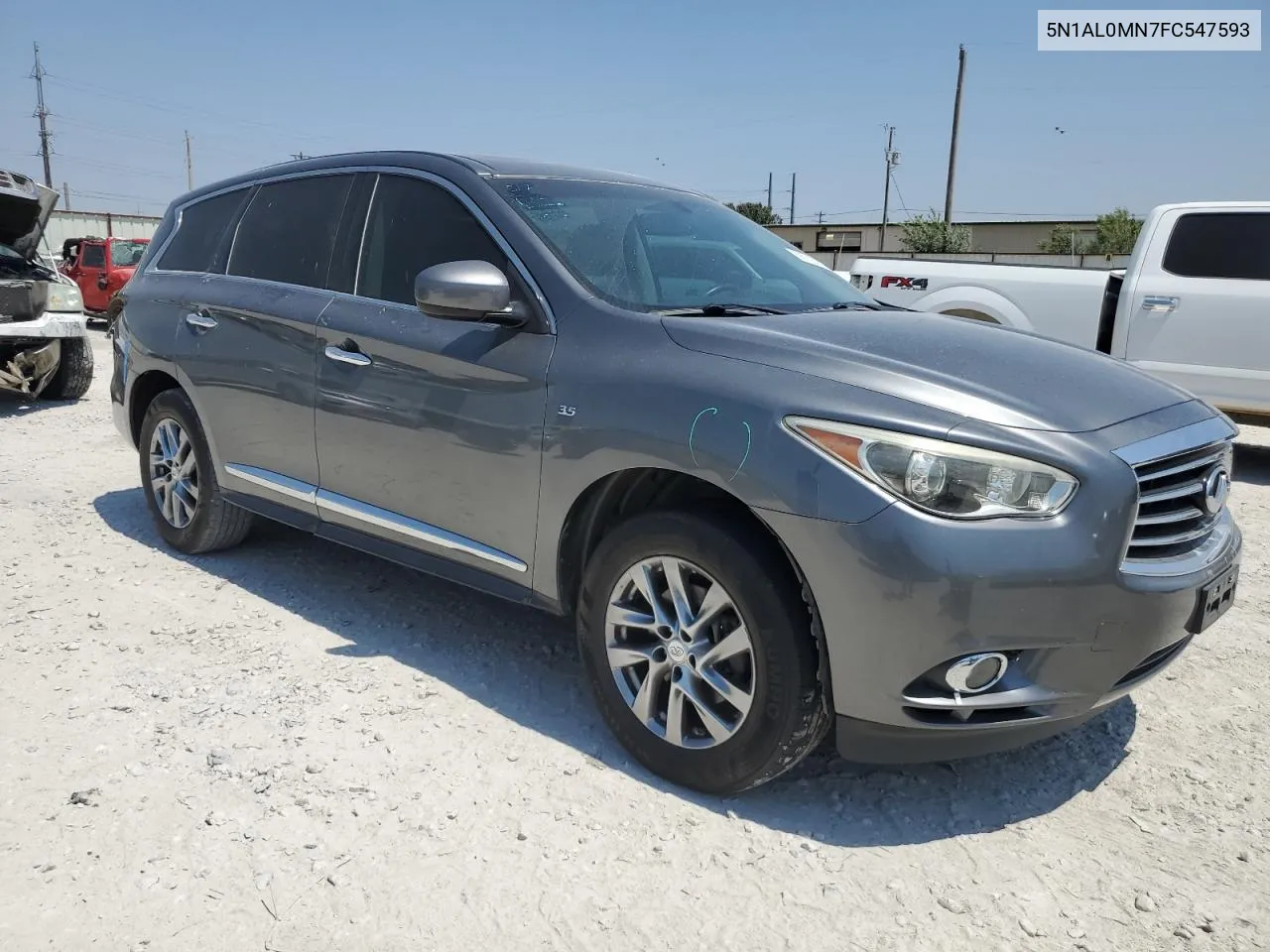 2015 Infiniti Qx60 VIN: 5N1AL0MN7FC547593 Lot: 68748474